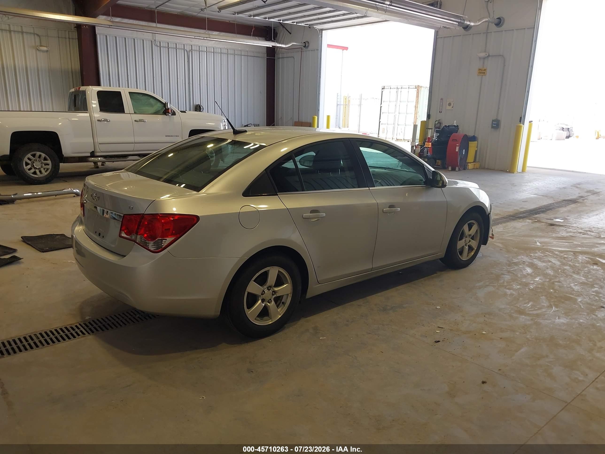 2014 Chevrolet Cruze 1lt Auto Silver vin: 1G1PC5SB6E7298031