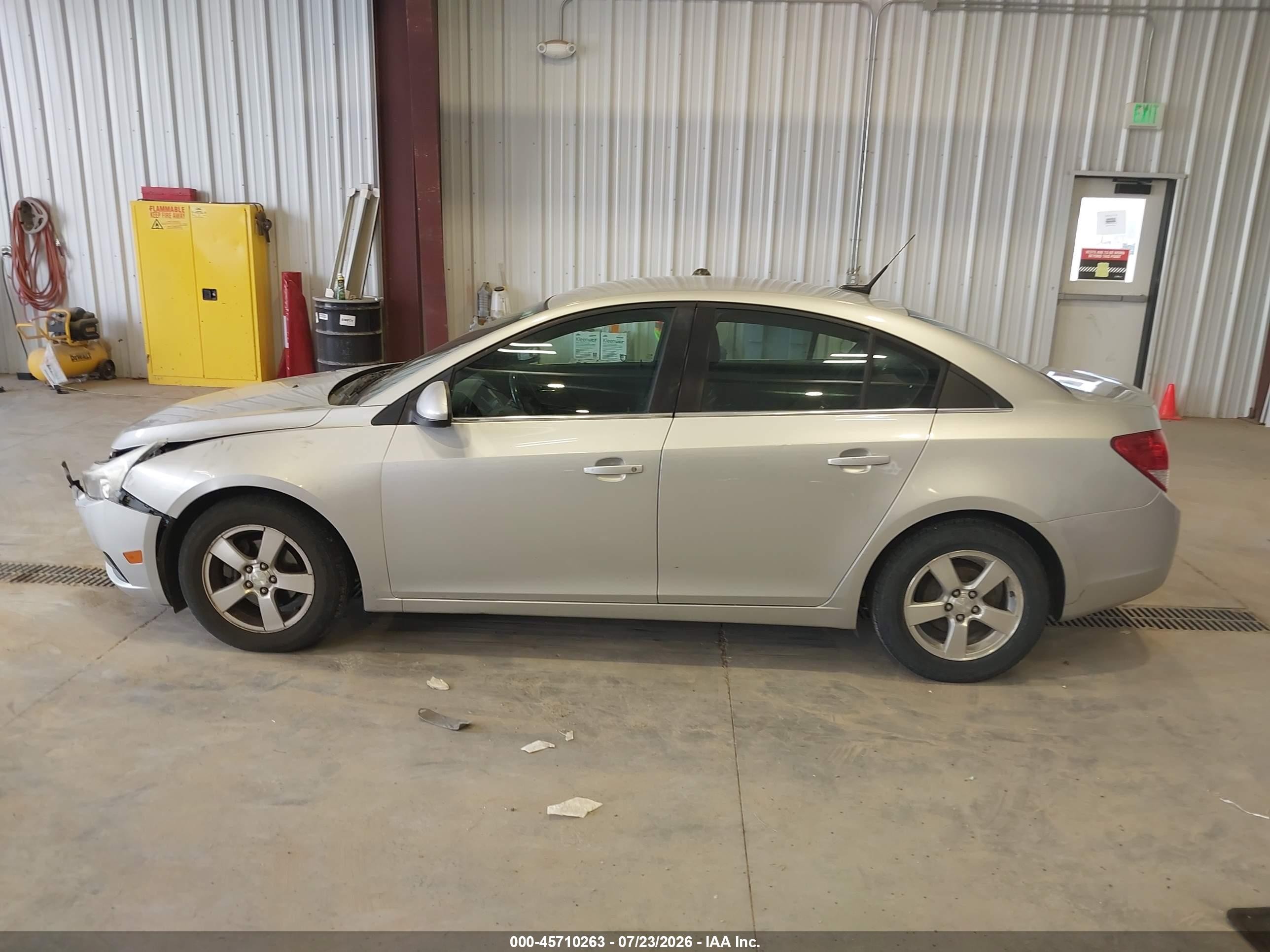 2014 Chevrolet Cruze 1lt Auto Silver vin: 1G1PC5SB6E7298031