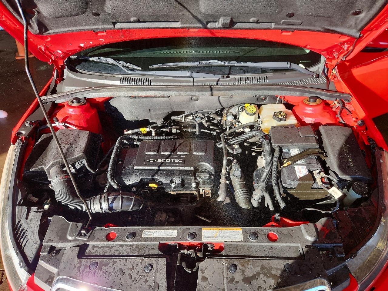 2014 Chevrolet Cruze Lt Red vin: 1G1PC5SB6E7300019