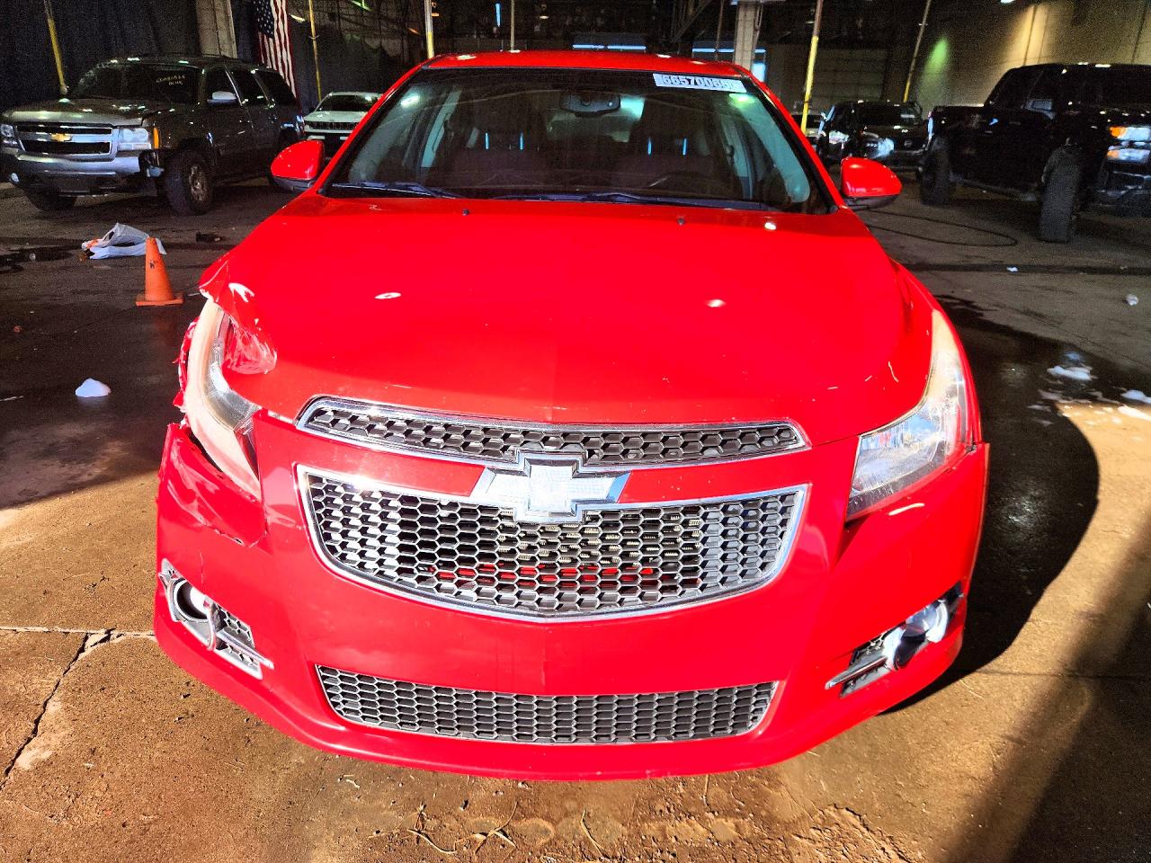 2014 Chevrolet Cruze Lt Red vin: 1G1PC5SB6E7300019