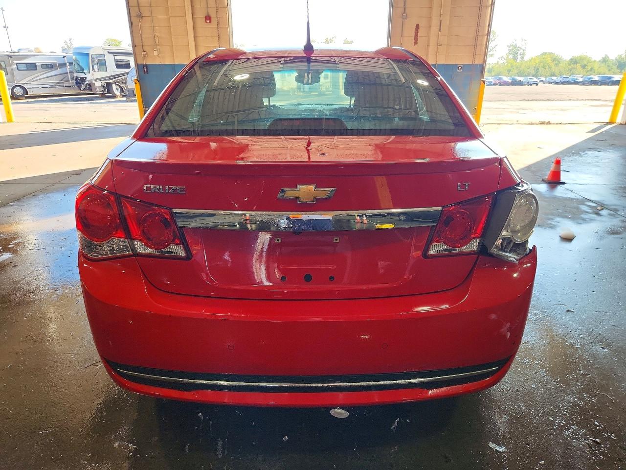 2014 Chevrolet Cruze Lt Red vin: 1G1PC5SB6E7300019