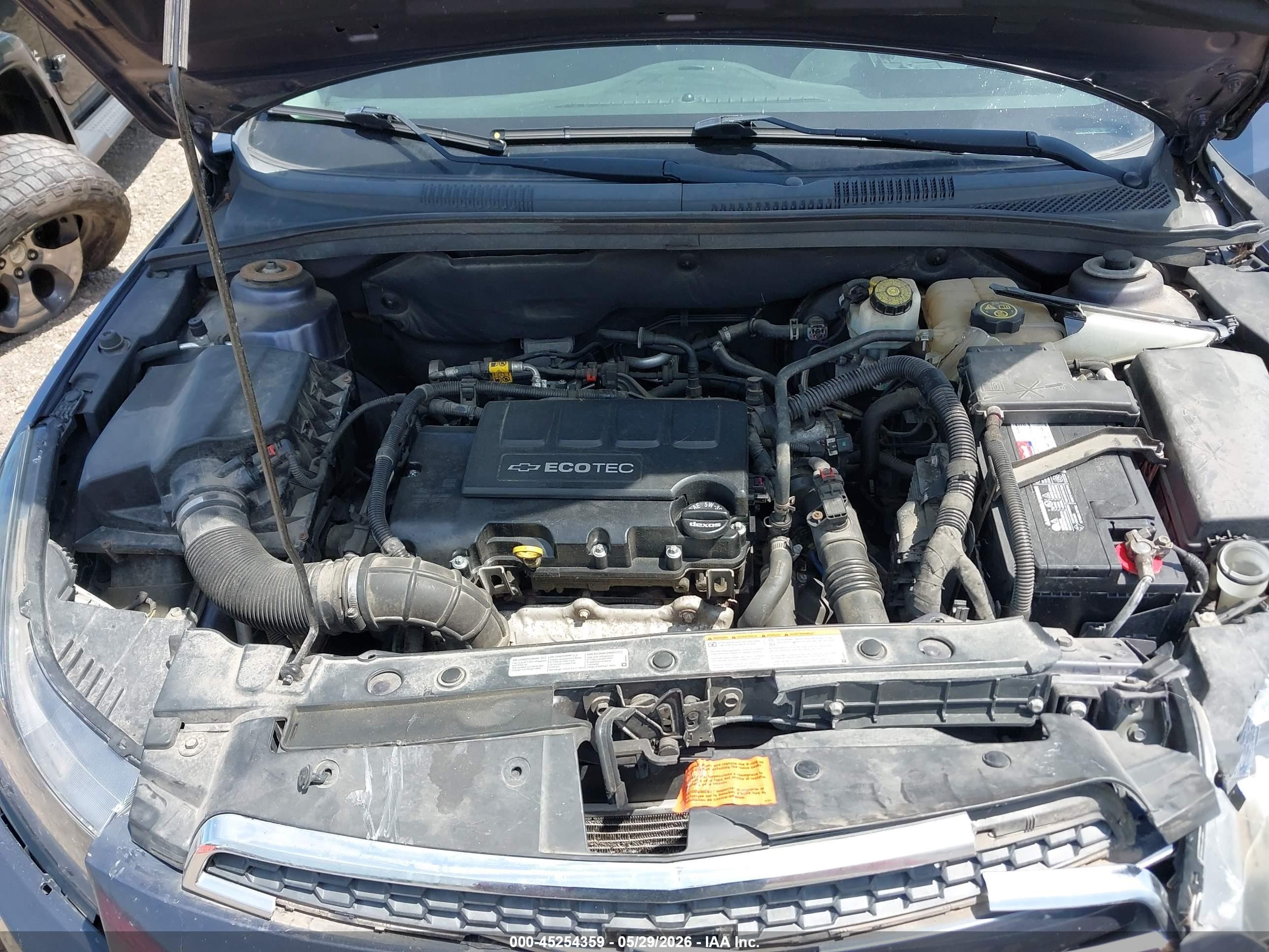 2014 Chevrolet Cruze 1lt Auto Gray vin: 1G1PC5SB6E7304300