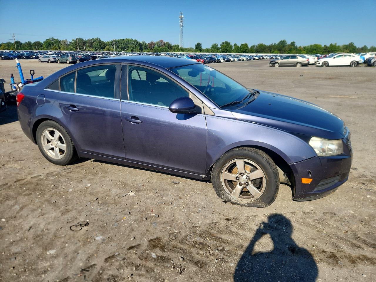 2014 Chevrolet Cruze Lt Gray vin: 1G1PC5SB6E7332632