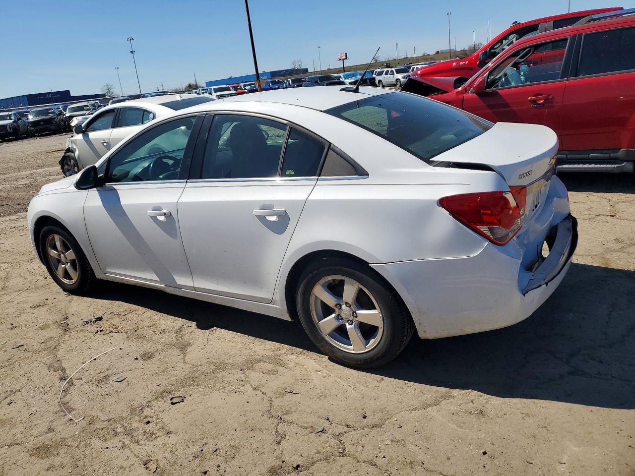 2014 Chevrolet Cruze Lt White vin: 1G1PC5SB6E7334381