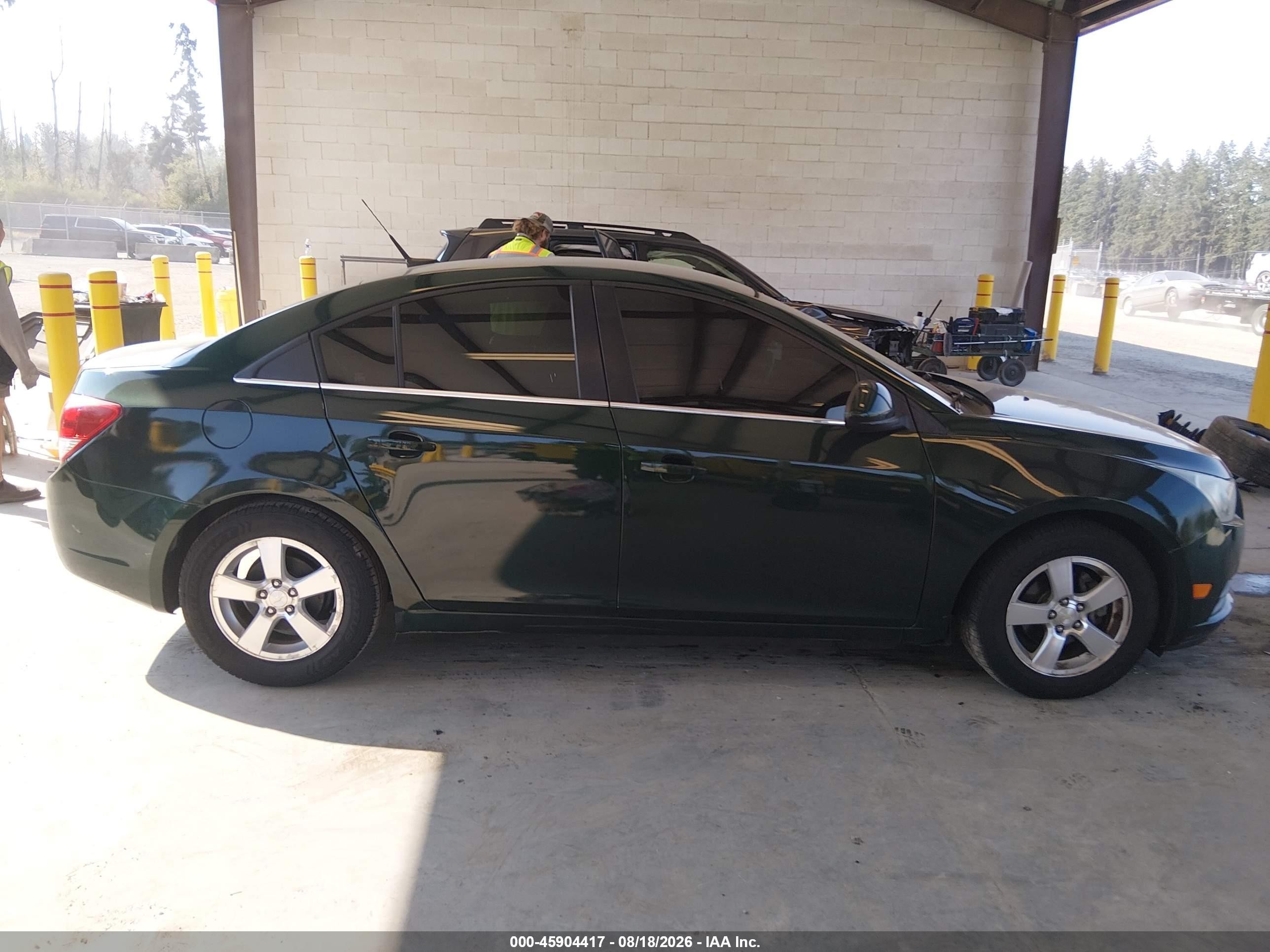 2014 Chevrolet Cruze 1lt Auto Black vin: 1G1PC5SB6E7336597
