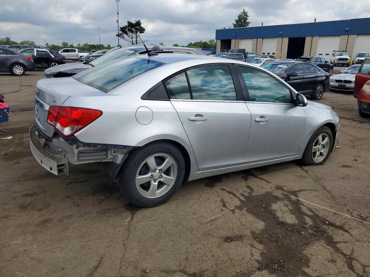 2014 Chevrolet Cruze Lt Silver vin: 1G1PC5SB6E7338317