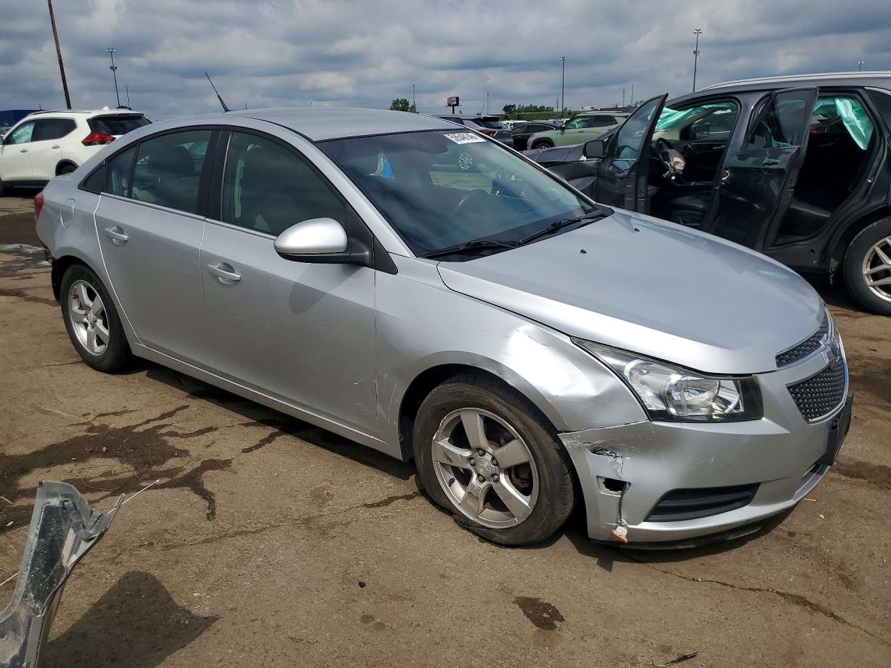 2014 Chevrolet Cruze Lt Silver vin: 1G1PC5SB6E7338317