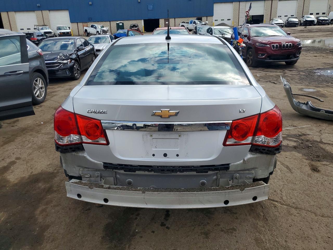 2014 Chevrolet Cruze Lt Silver vin: 1G1PC5SB6E7338317