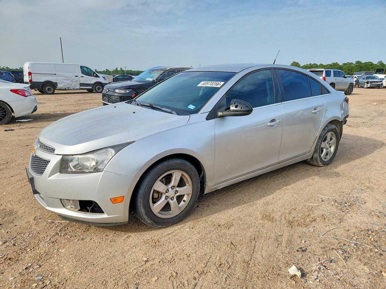 2014 Chevrolet Cruze Lt Silver vin: 1G1PC5SB6E7358647
