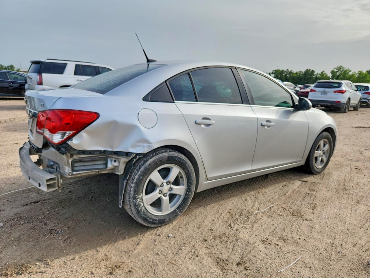 2014 Chevrolet Cruze Lt Silver vin: 1G1PC5SB6E7358647