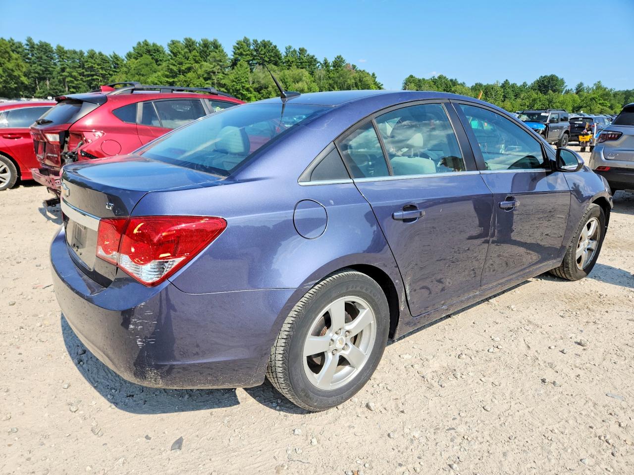 2014 Chevrolet Cruze Lt Blue vin: 1G1PC5SB6E7359605