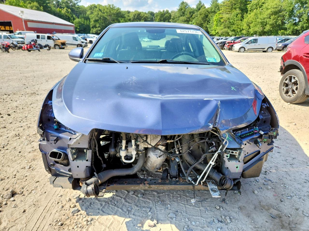 2014 Chevrolet Cruze Lt Blue vin: 1G1PC5SB6E7359605