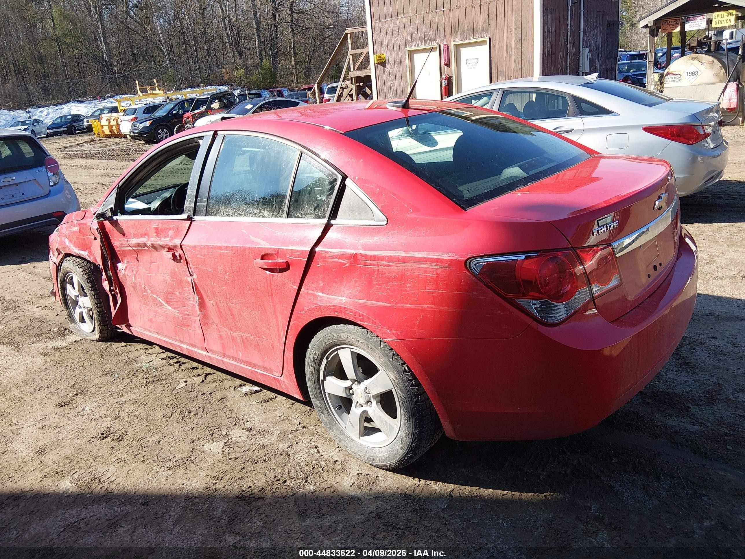 2014 Chevrolet Cruze 1lt Auto Red vin: 1G1PC5SB6E7359698
