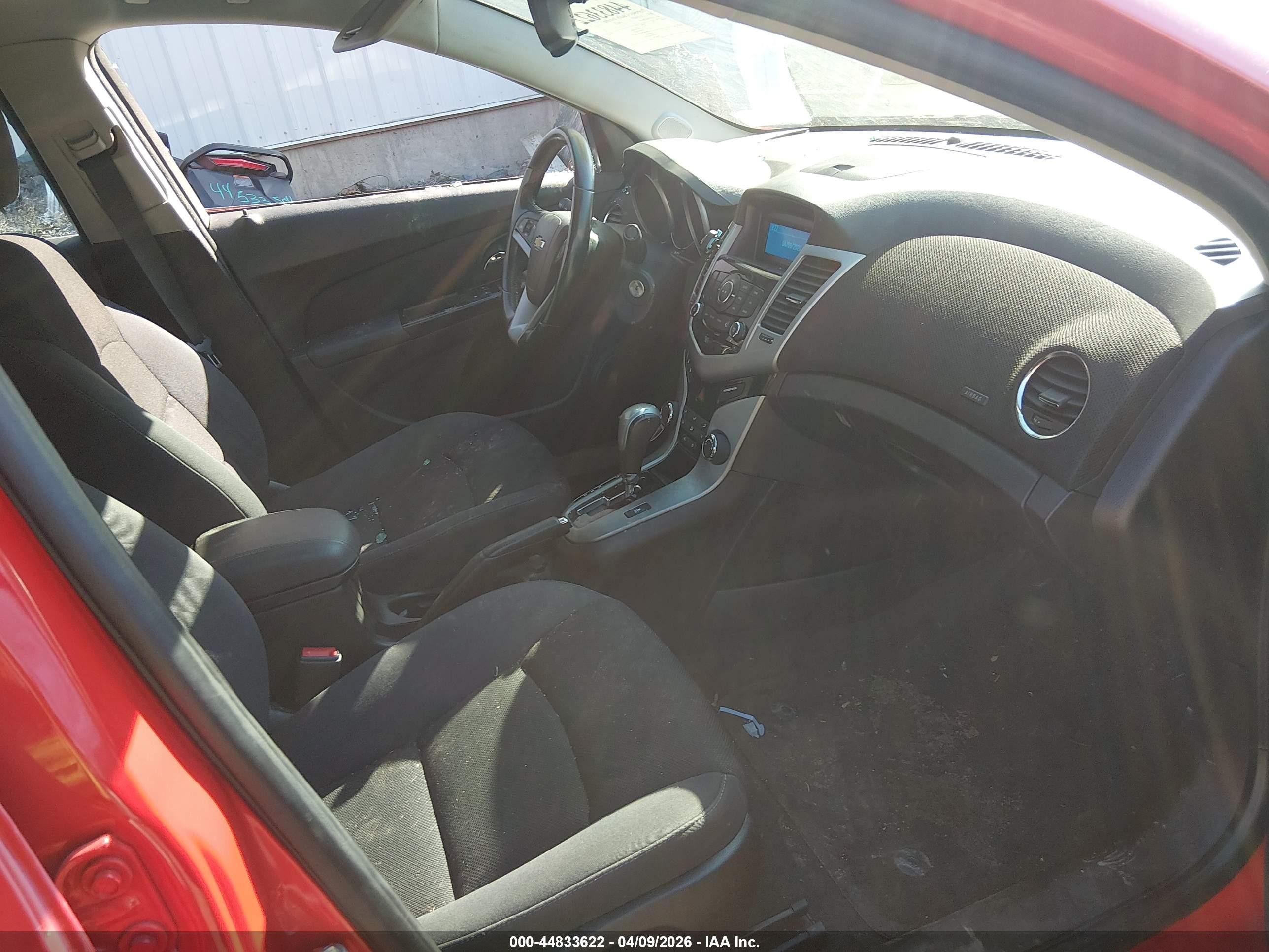 2014 Chevrolet Cruze 1lt Auto Red vin: 1G1PC5SB6E7359698