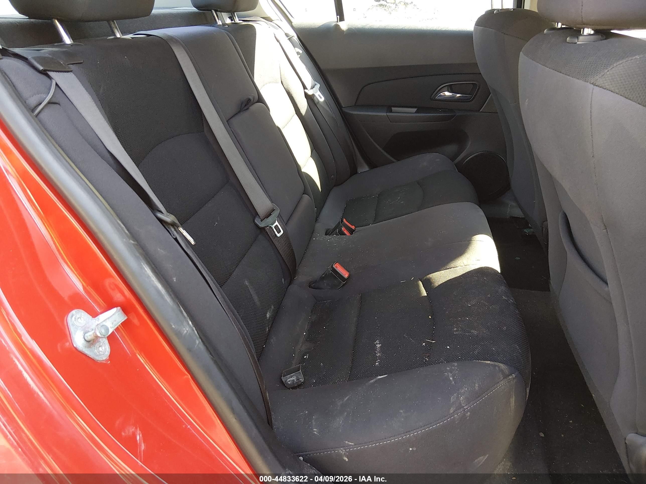 2014 Chevrolet Cruze 1lt Auto Red vin: 1G1PC5SB6E7359698