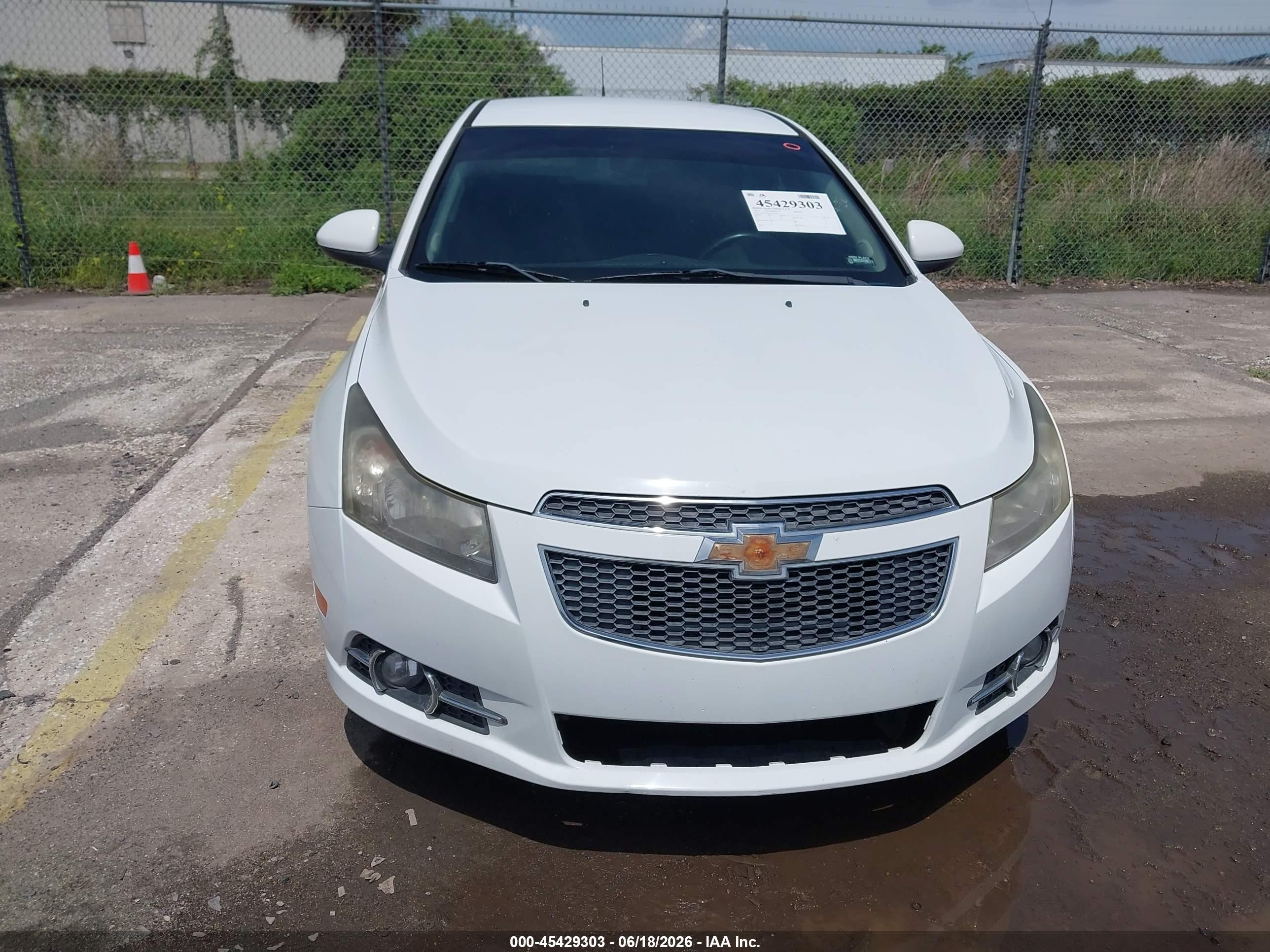2014 Chevrolet Cruze 1lt Auto White vin: 1G1PC5SB6E7367641