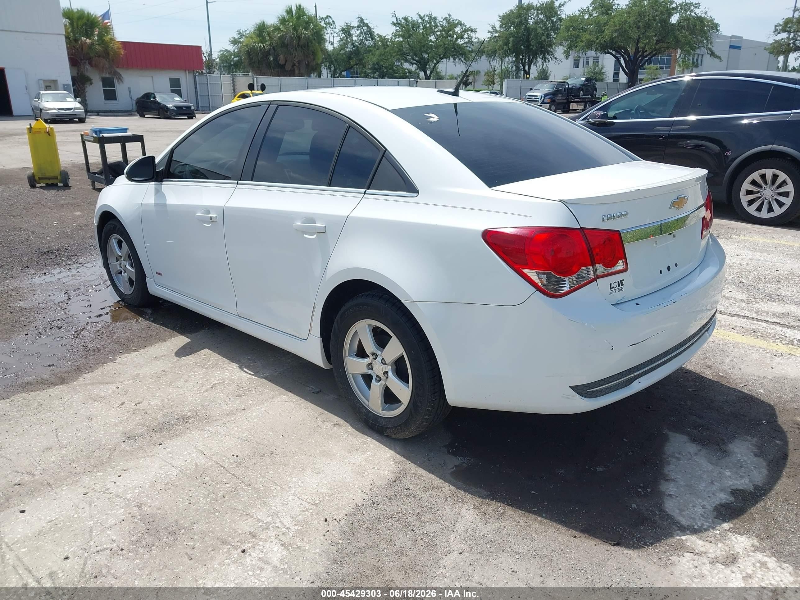 2014 Chevrolet Cruze 1lt Auto White vin: 1G1PC5SB6E7367641