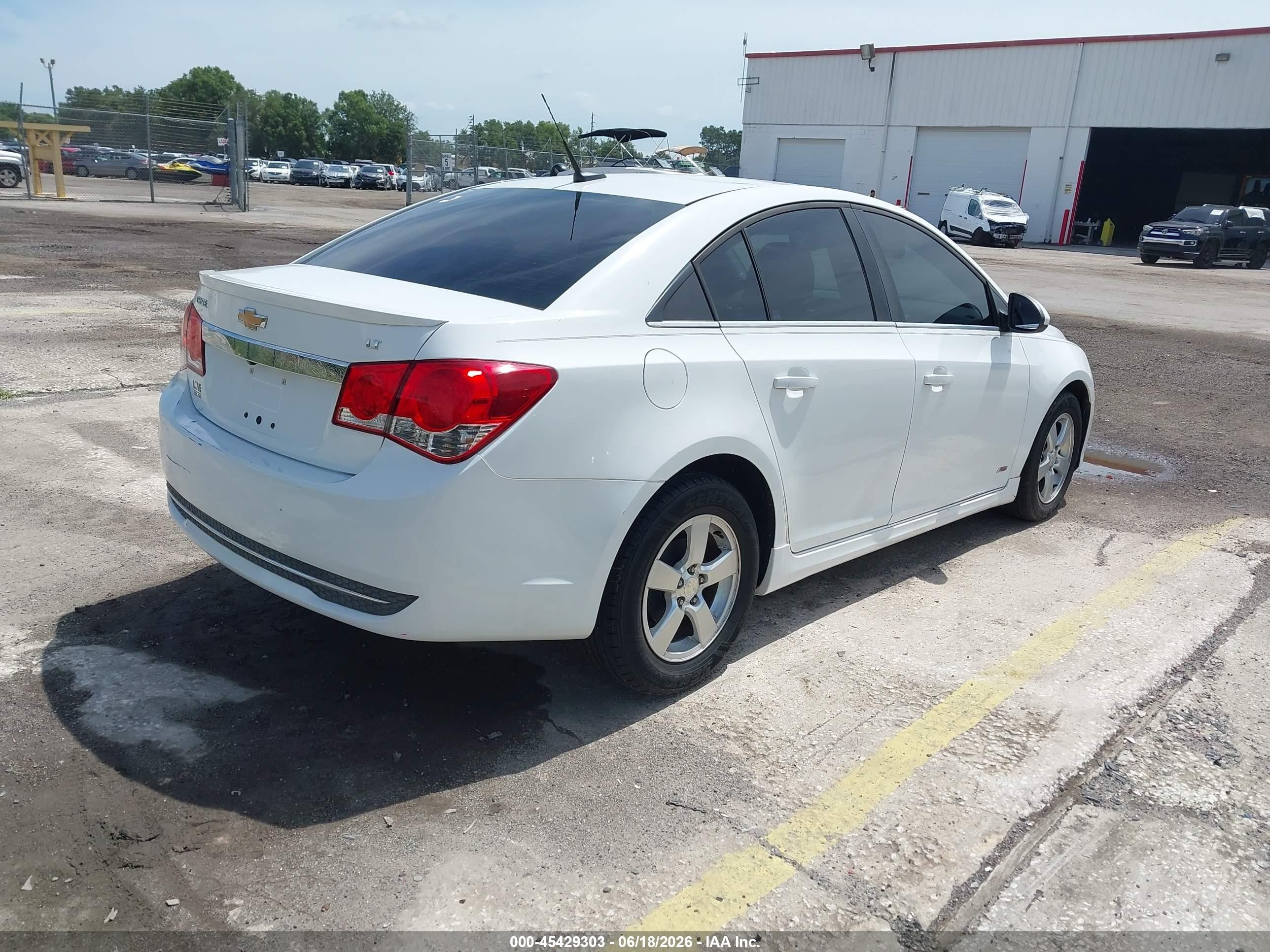 2014 Chevrolet Cruze 1lt Auto White vin: 1G1PC5SB6E7367641
