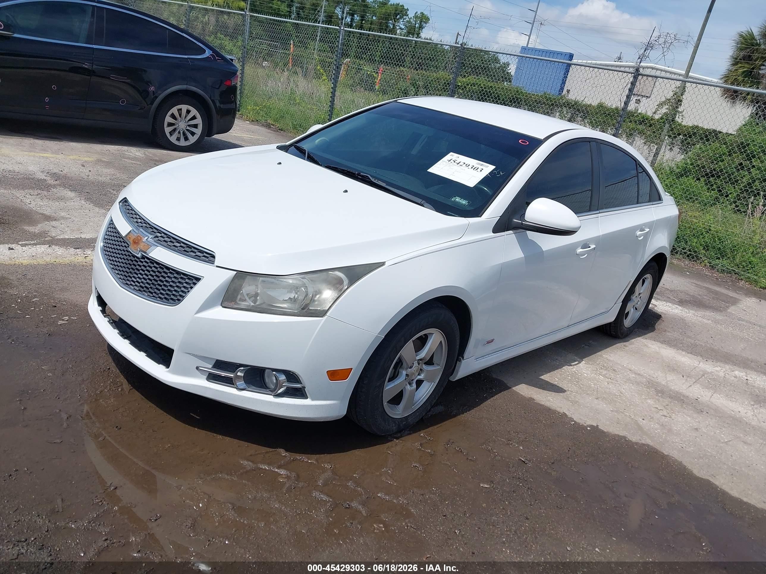 2014 Chevrolet Cruze 1lt Auto White vin: 1G1PC5SB6E7367641