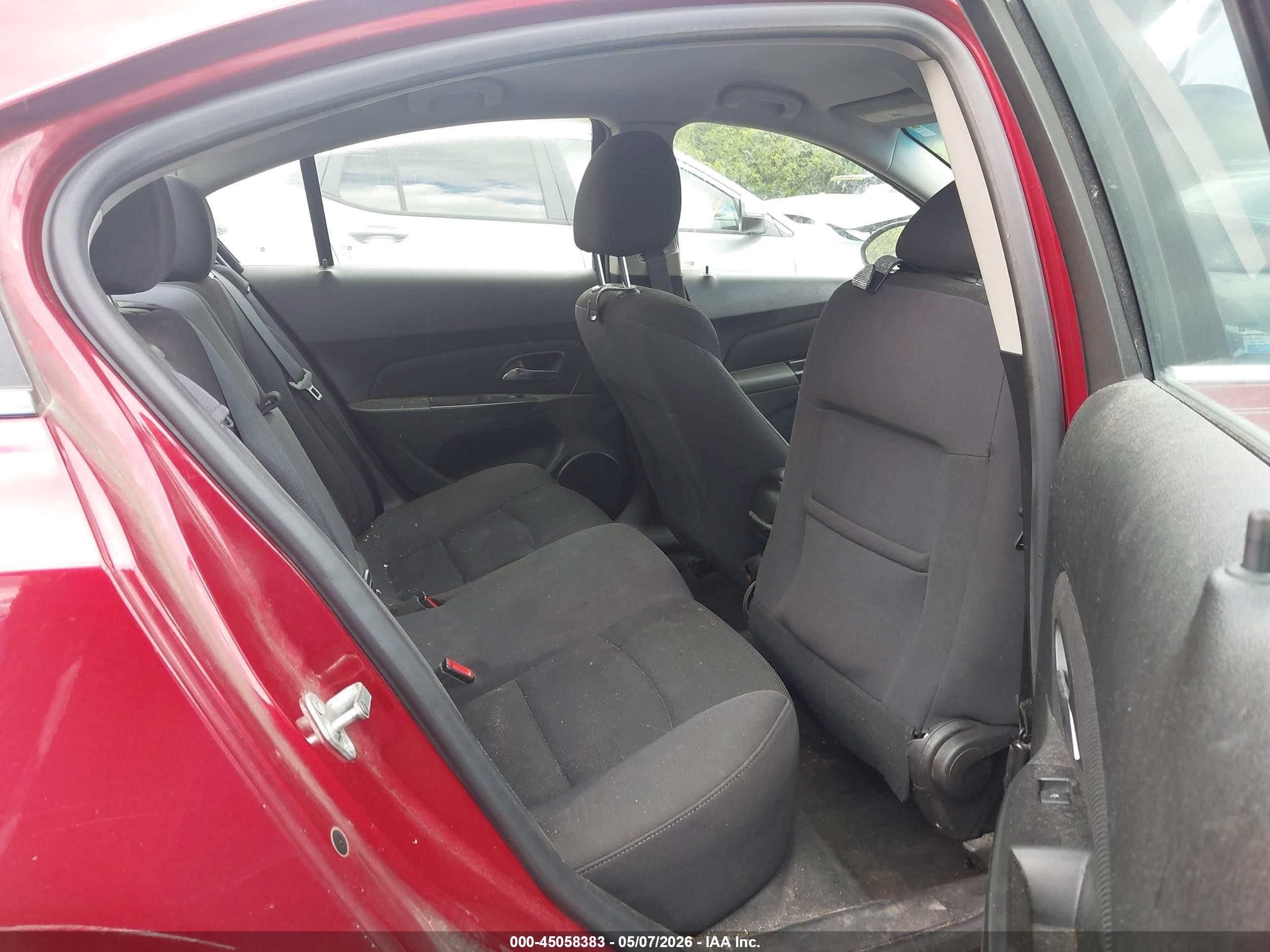 2014 Chevrolet Cruze 1lt Auto Красный vin: 1G1PC5SB6E7370331