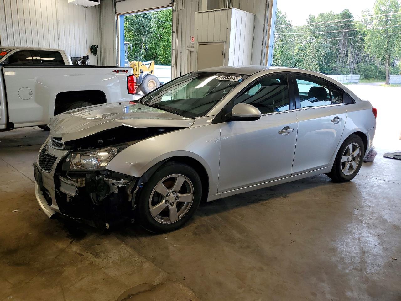 2014 Chevrolet Cruze Lt Silver vin: 1G1PC5SB6E7370913