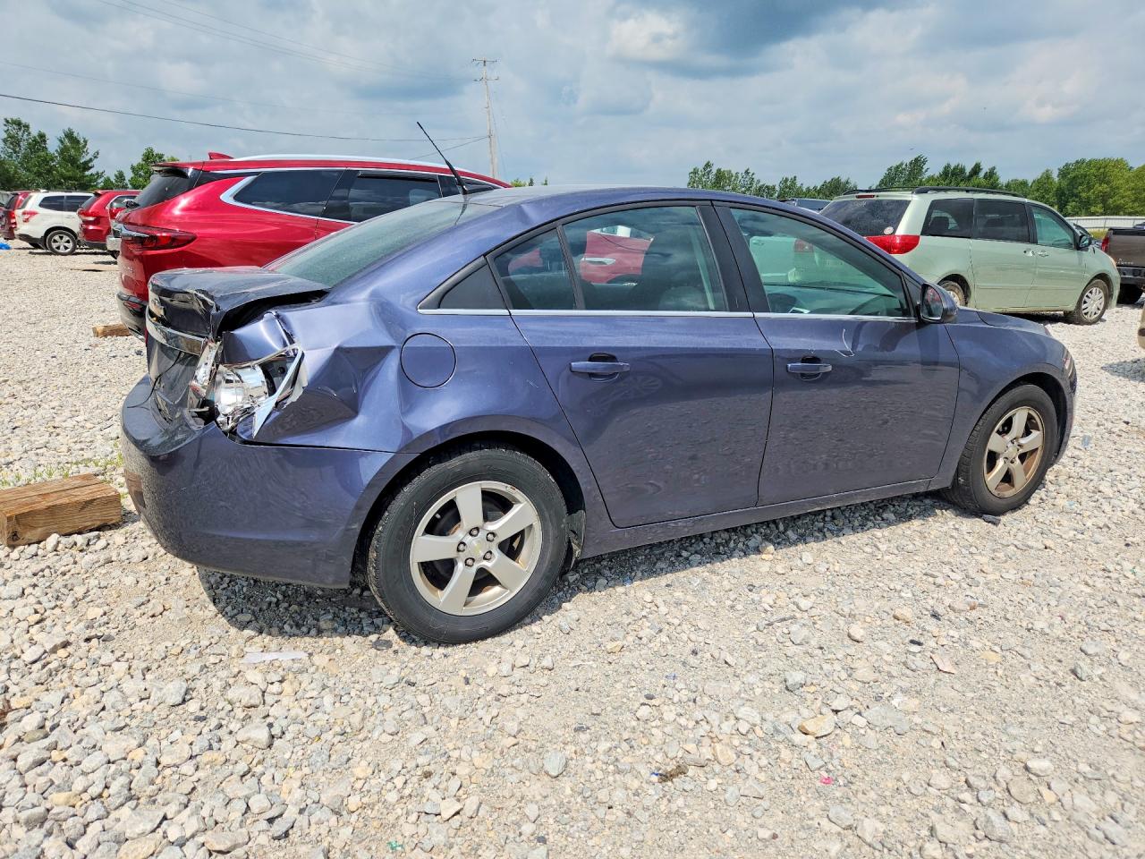 2014 Chevrolet Cruze Lt Синий vin: 1G1PC5SB6E7379031