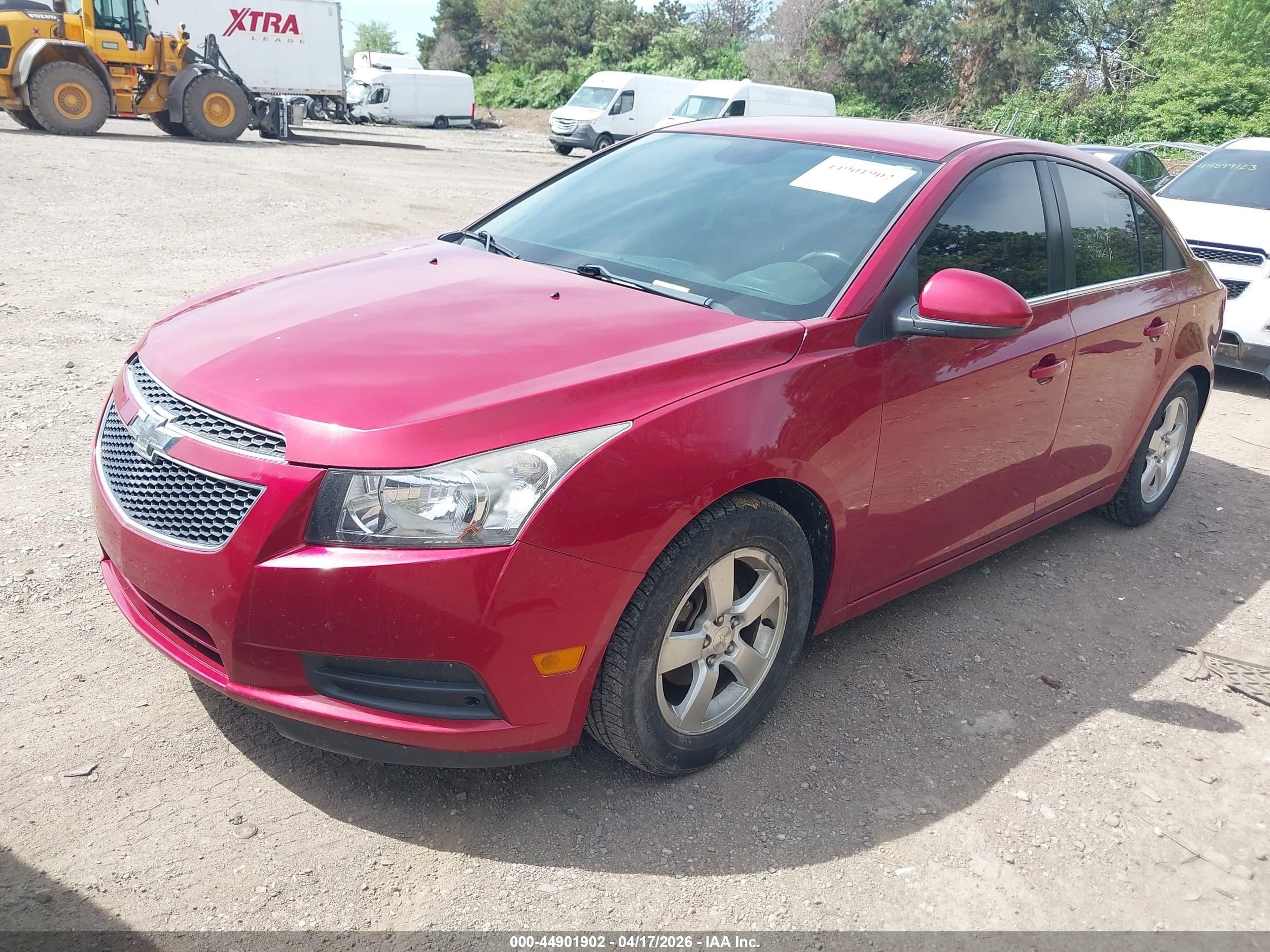 2014 Chevrolet Cruze 1lt Auto Maroon vin: 1G1PC5SB6E7402422