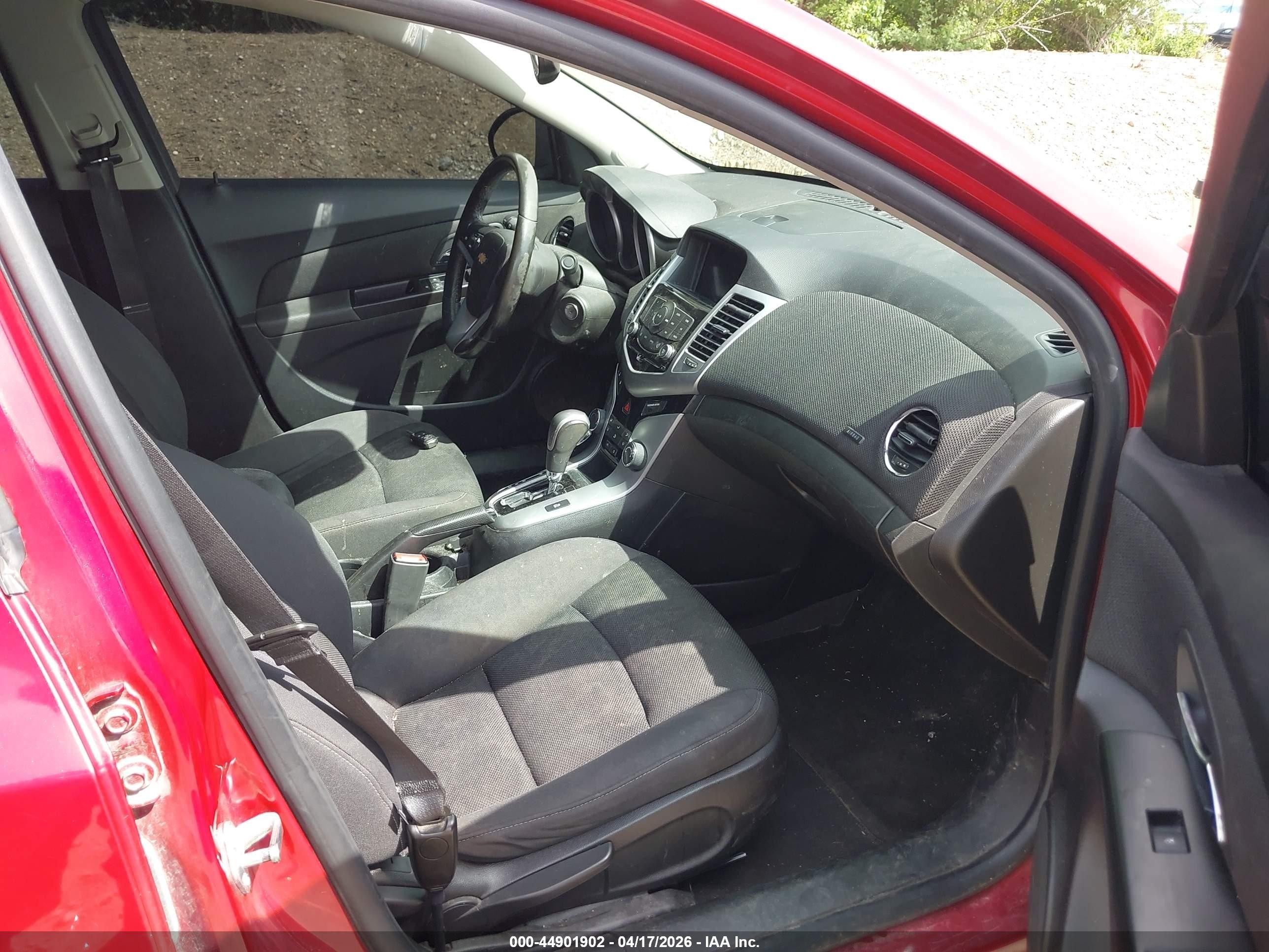 2014 Chevrolet Cruze 1lt Auto Maroon vin: 1G1PC5SB6E7402422