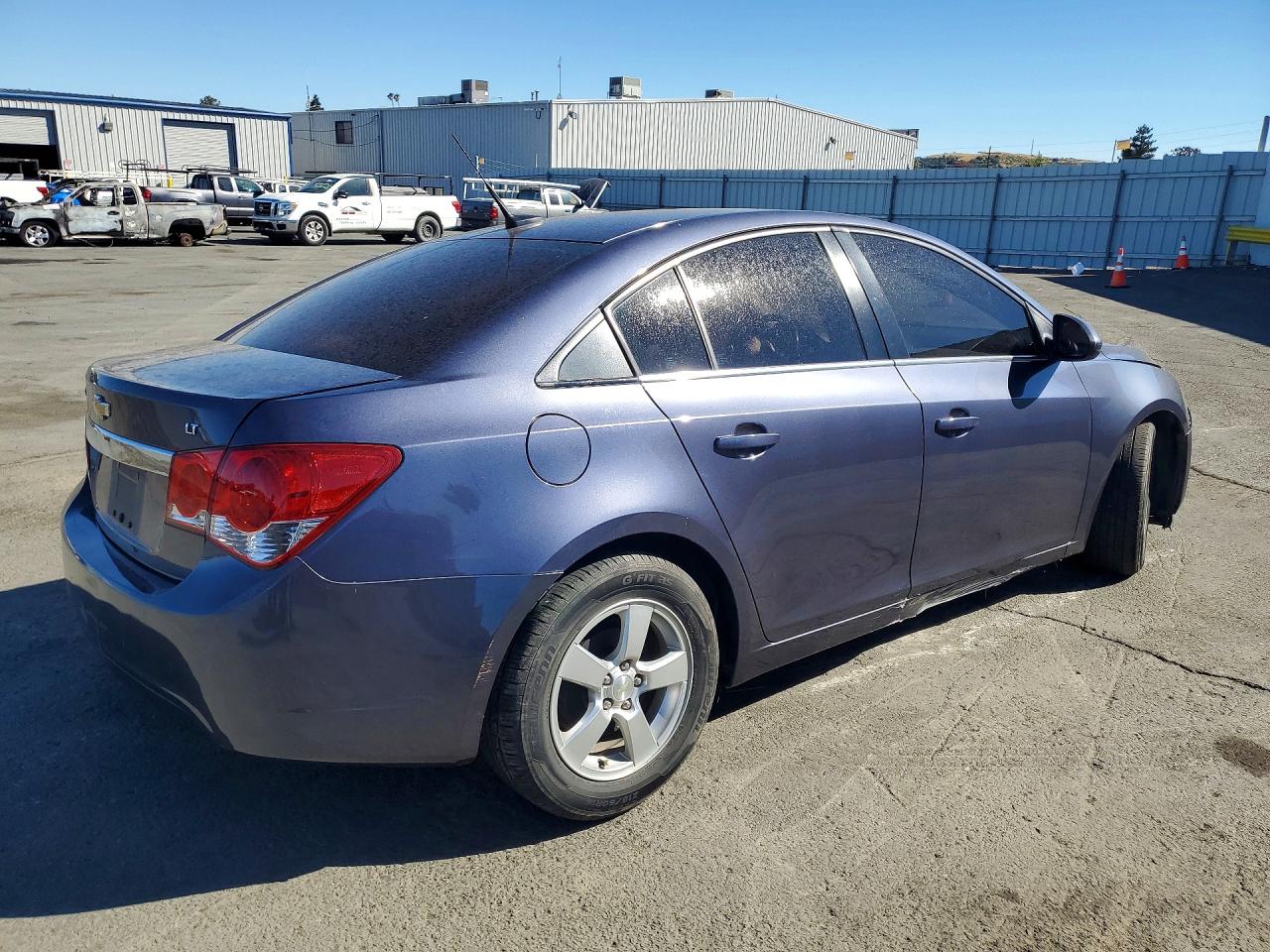 2014 Chevrolet Cruze Lt Blue vin: 1G1PC5SB6E7420760
