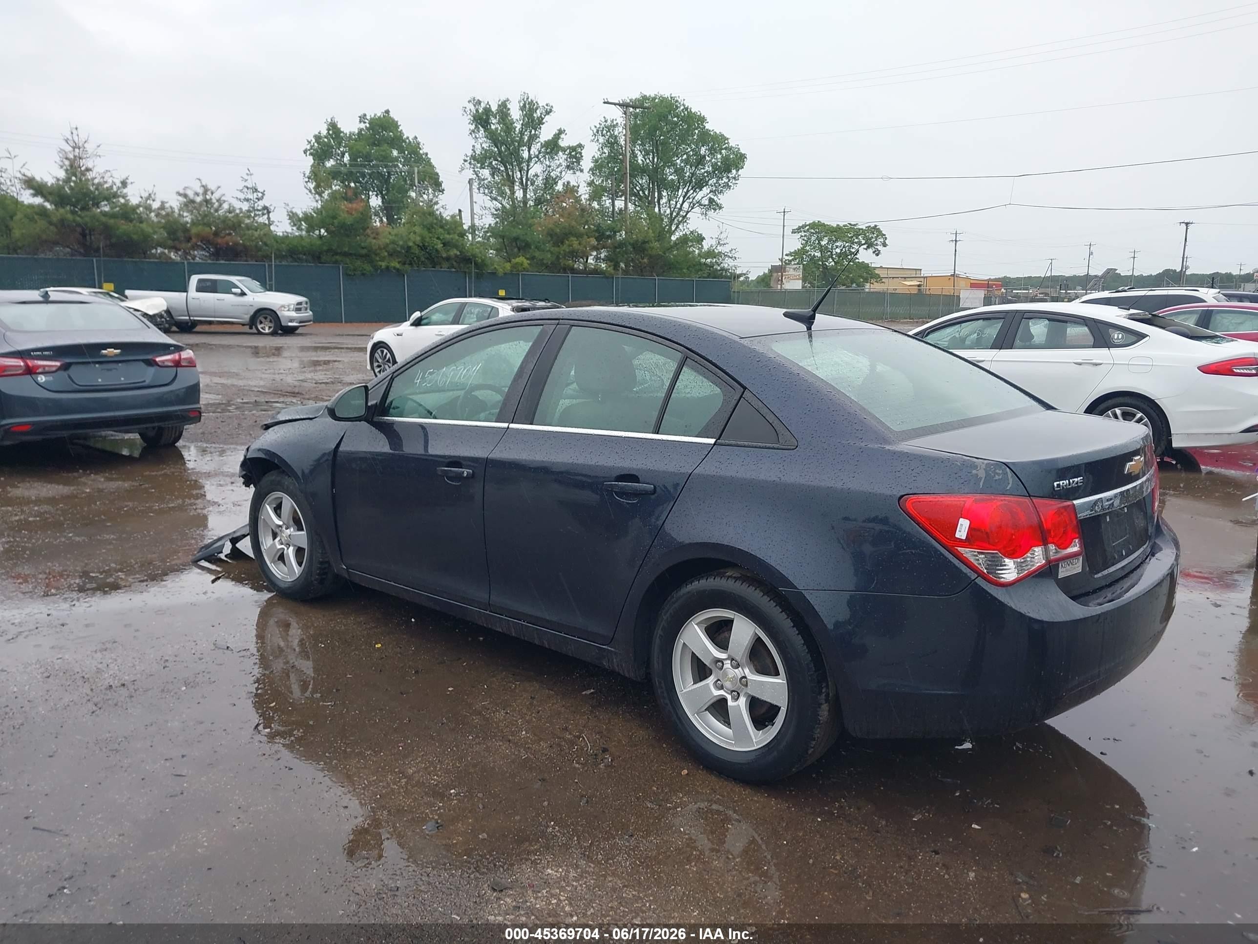 2014 Chevrolet Cruze 1lt Auto Dark Blue vin: 1G1PC5SB6E7442306