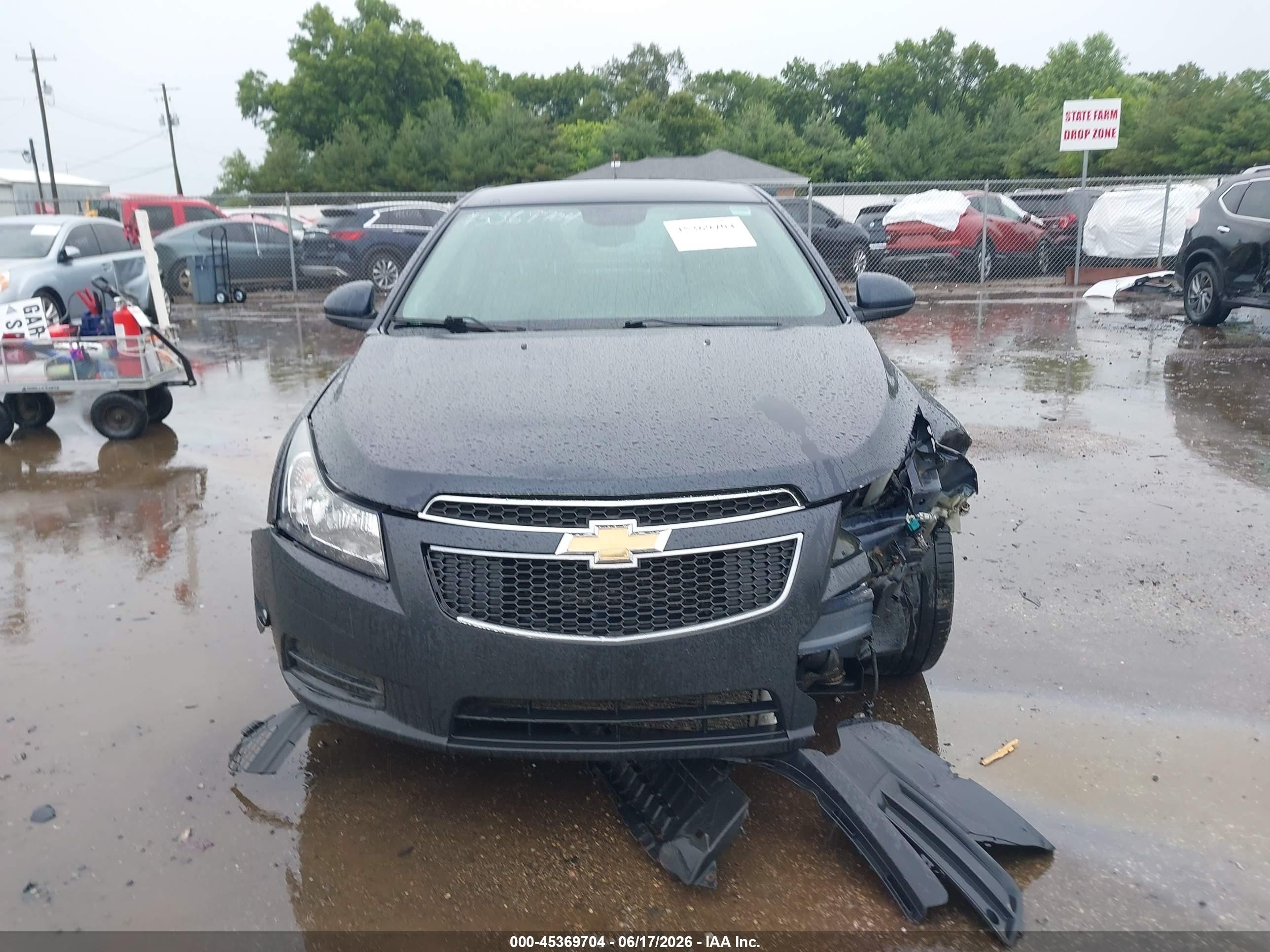 2014 Chevrolet Cruze 1lt Auto Dark Blue vin: 1G1PC5SB6E7442306