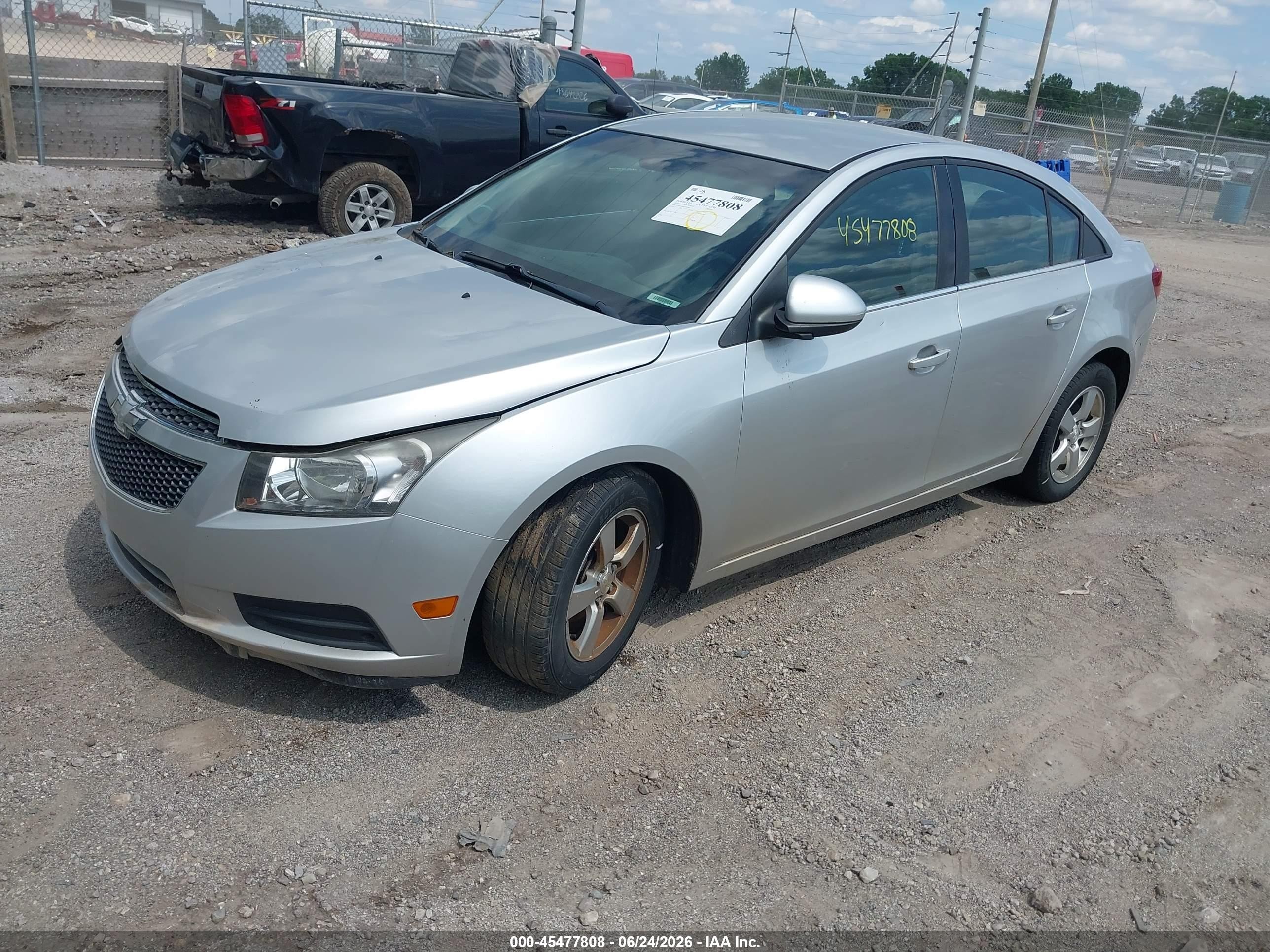 2014 Chevrolet Cruze 1lt Auto Silver vin: 1G1PC5SB6E7443665