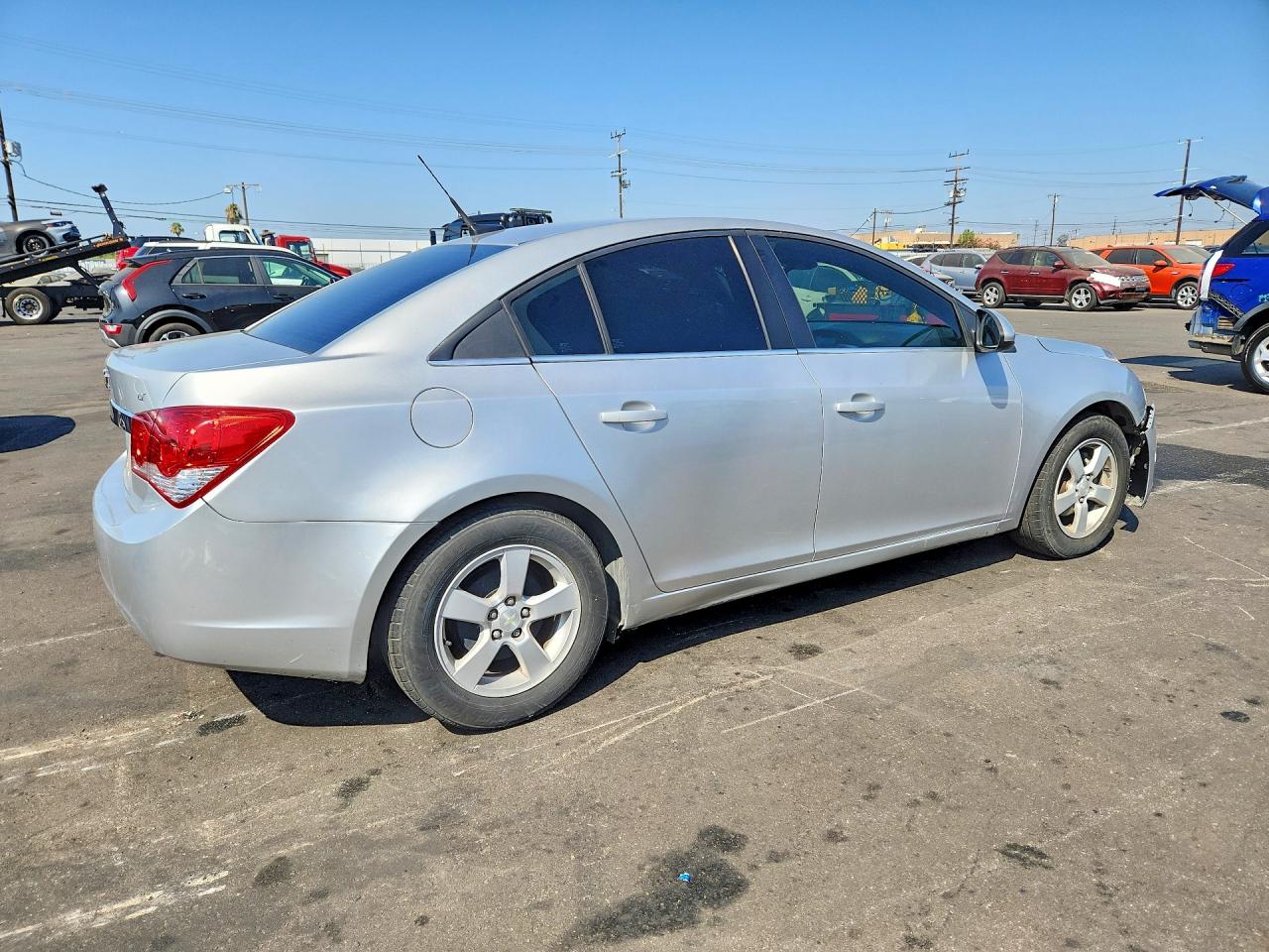 2014 Chevrolet Cruze Lt Silver vin: 1G1PC5SB6E7445562