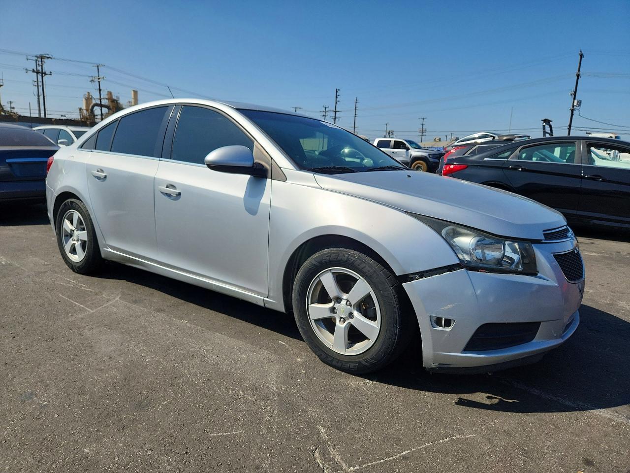 2014 Chevrolet Cruze Lt Silver vin: 1G1PC5SB6E7445562