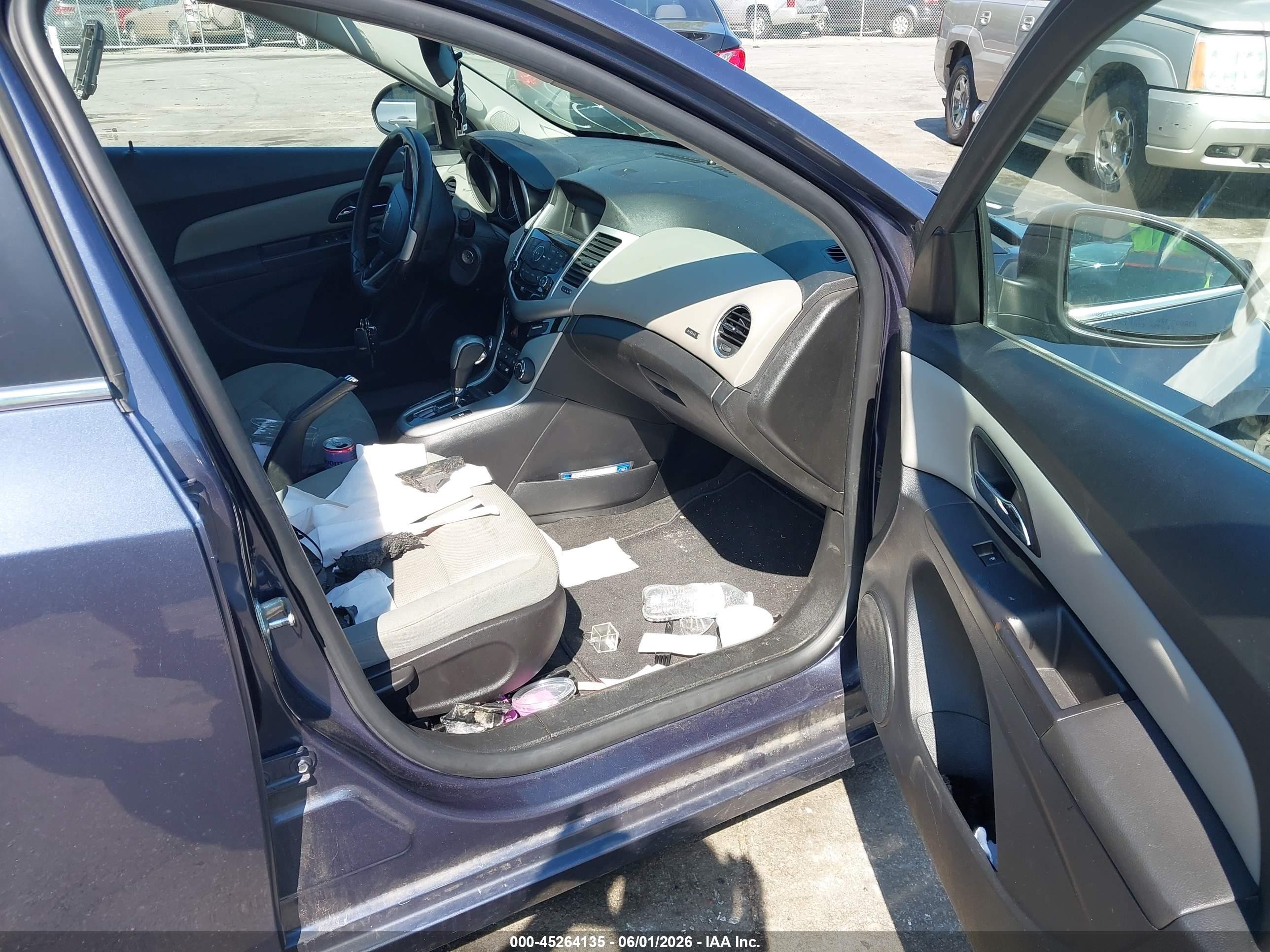 2014 Chevrolet Cruze 1lt Auto Blue vin: 1G1PC5SB6E7451507