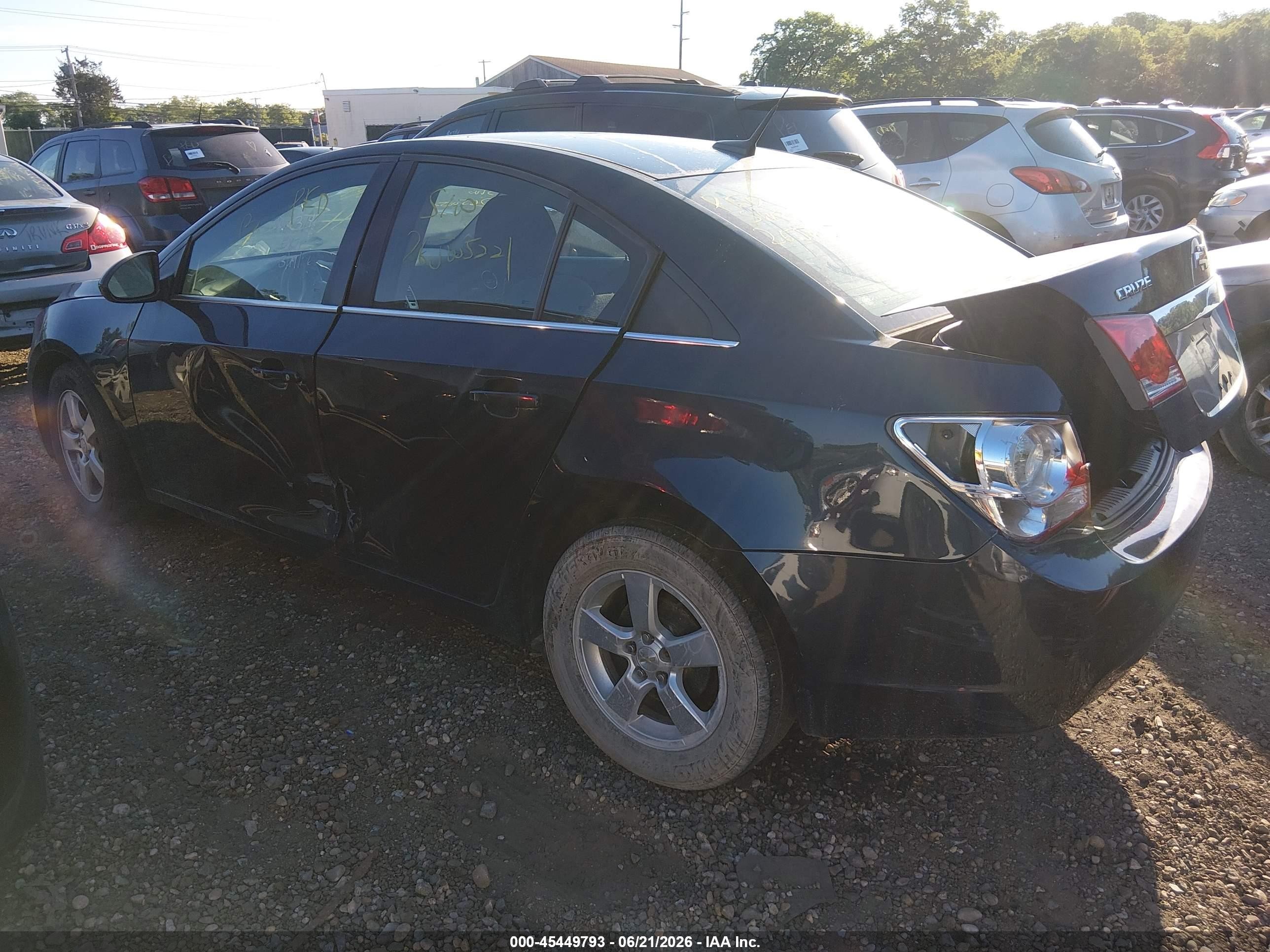 2014 Chevrolet Cruze 1lt Auto Blue vin: 1G1PC5SB6E7456481