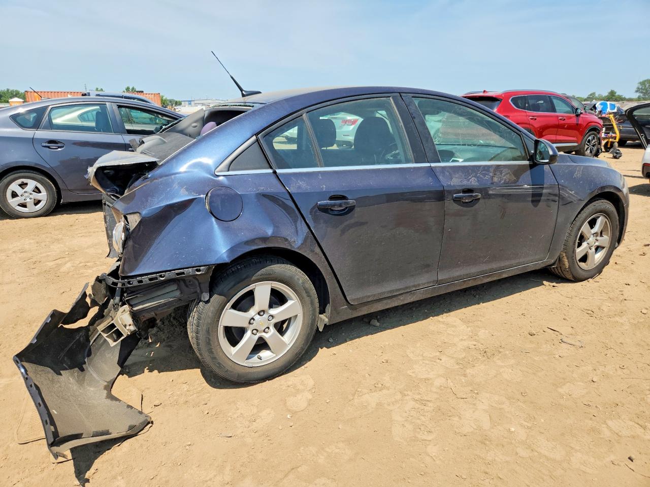 2014 Chevrolet Cruze Lt Blue vin: 1G1PC5SB6E7470932