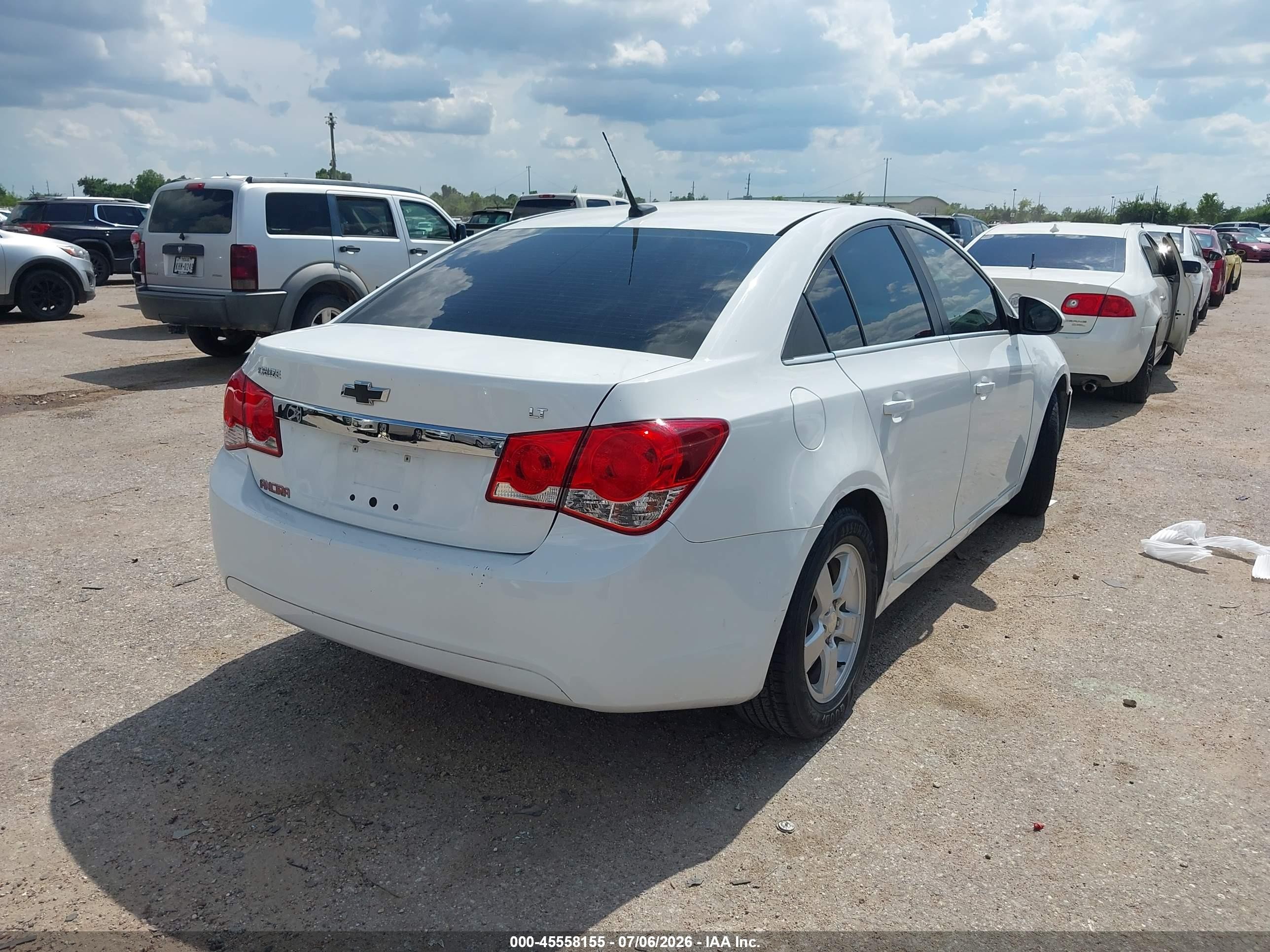 2014 Chevrolet Cruze 1lt Auto White vin: 1G1PC5SB6E7477654