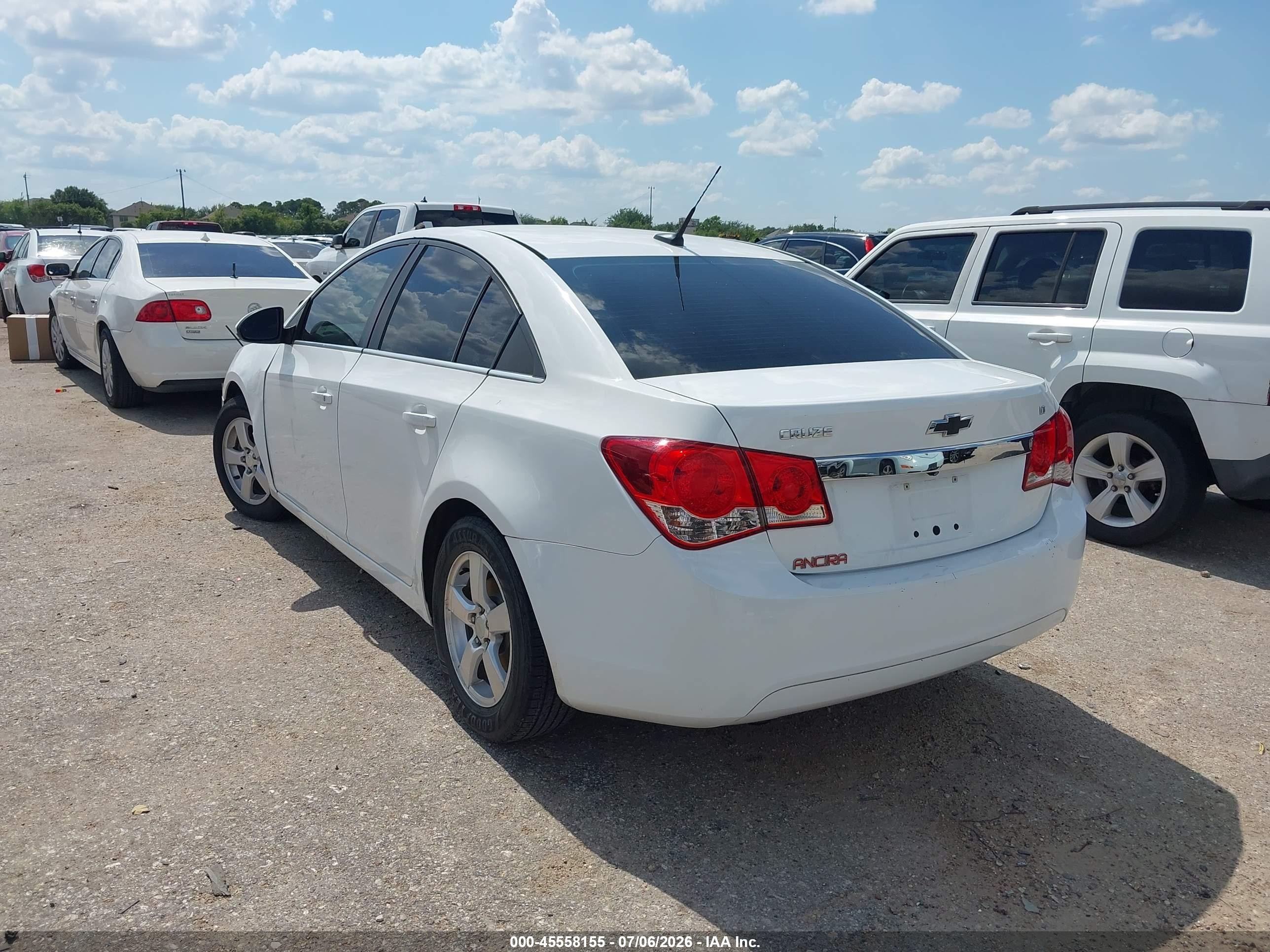 2014 Chevrolet Cruze 1lt Auto White vin: 1G1PC5SB6E7477654