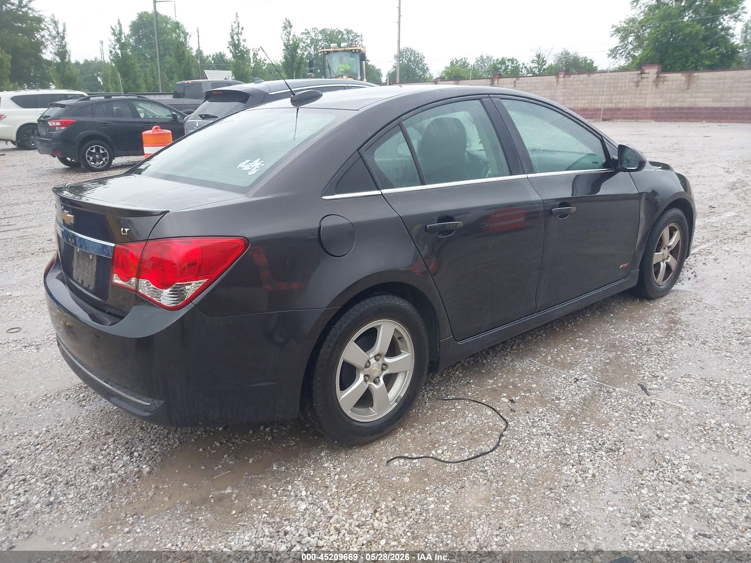 2015 Chevrolet Cruze 1lt Auto Black vin: 1G1PC5SB6F7113364