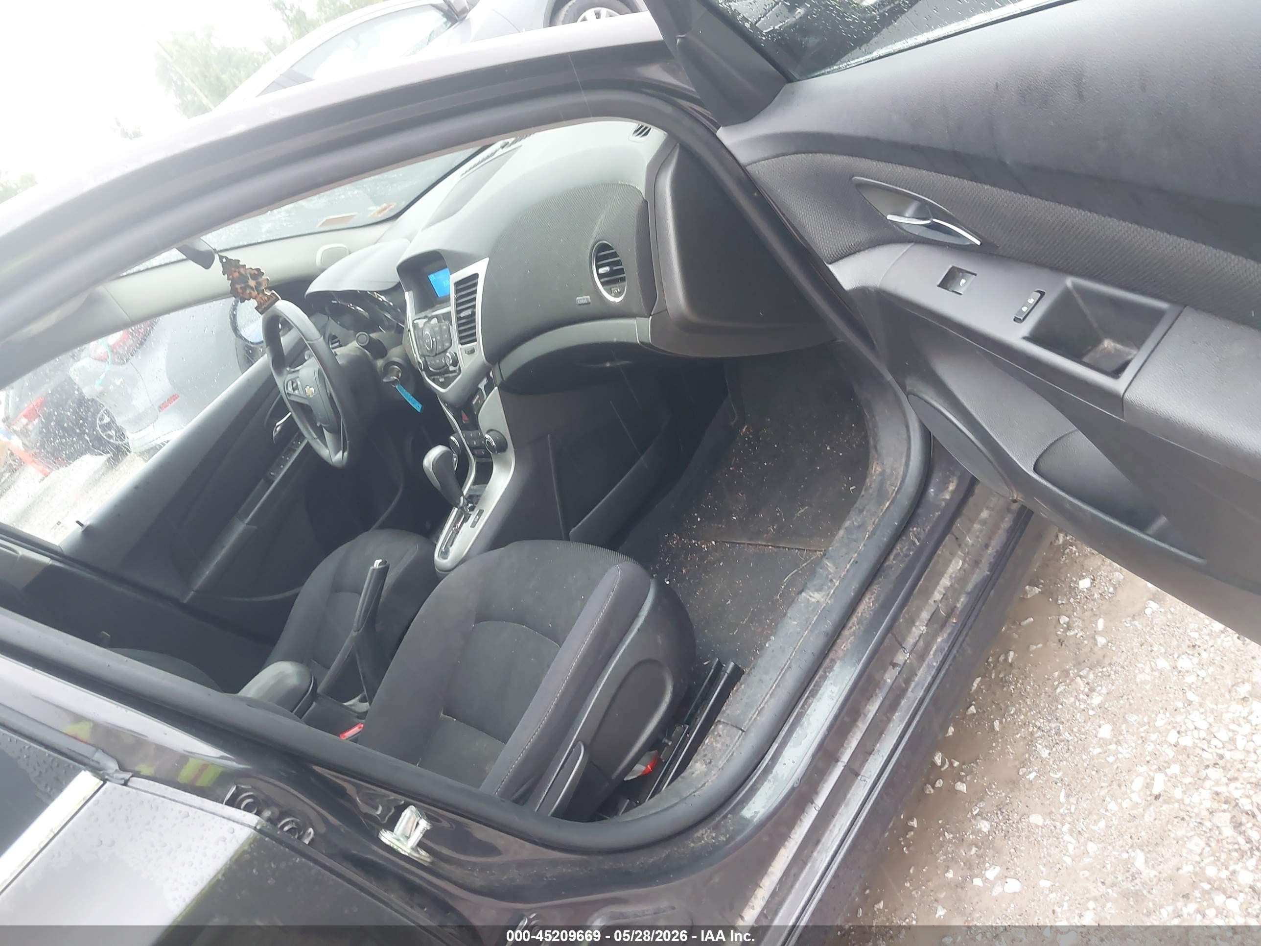 2015 Chevrolet Cruze 1lt Auto Black vin: 1G1PC5SB6F7113364