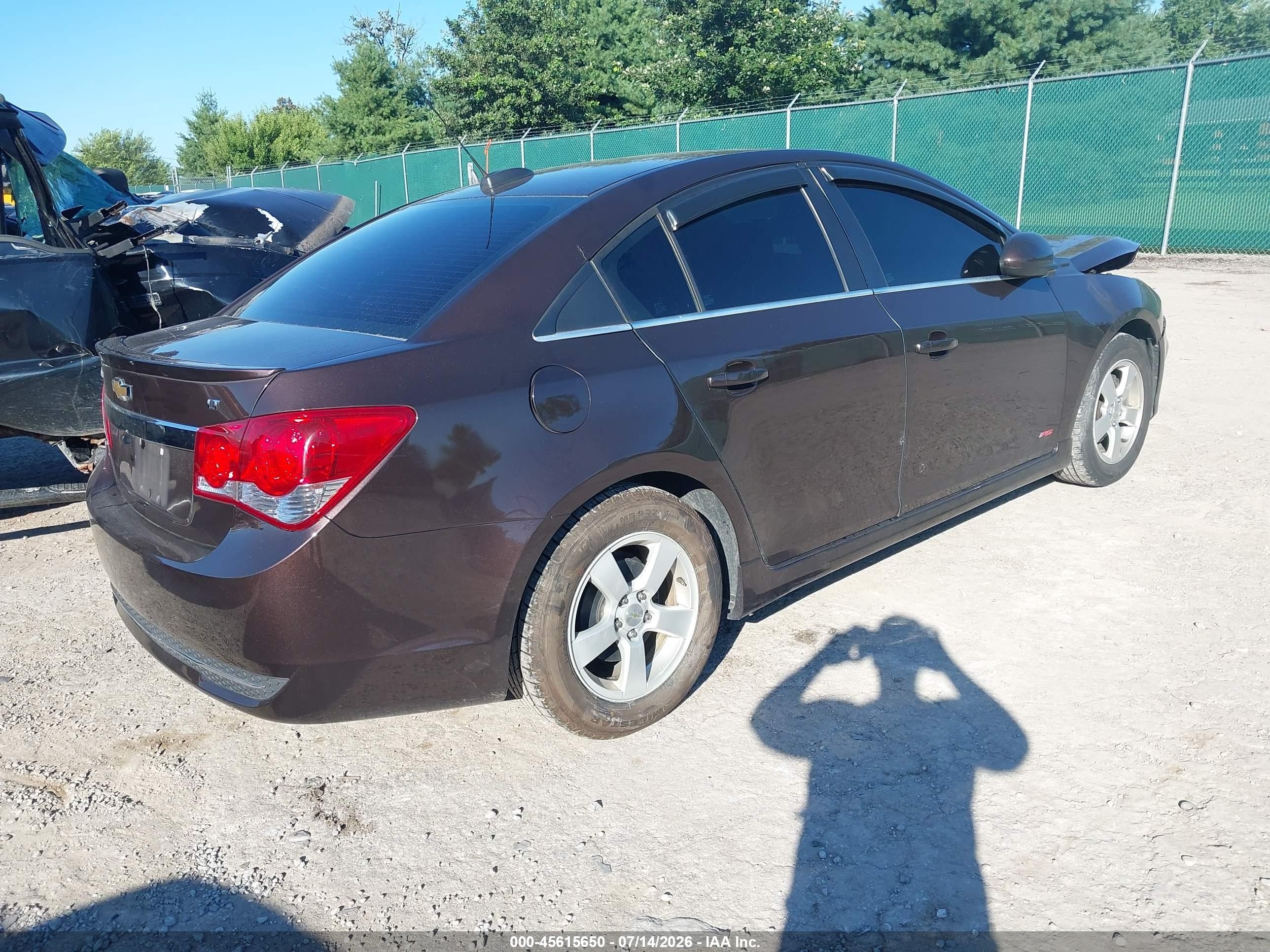 2015 Chevrolet Cruze 1lt Auto Brown vin: 1G1PC5SB6F7116040