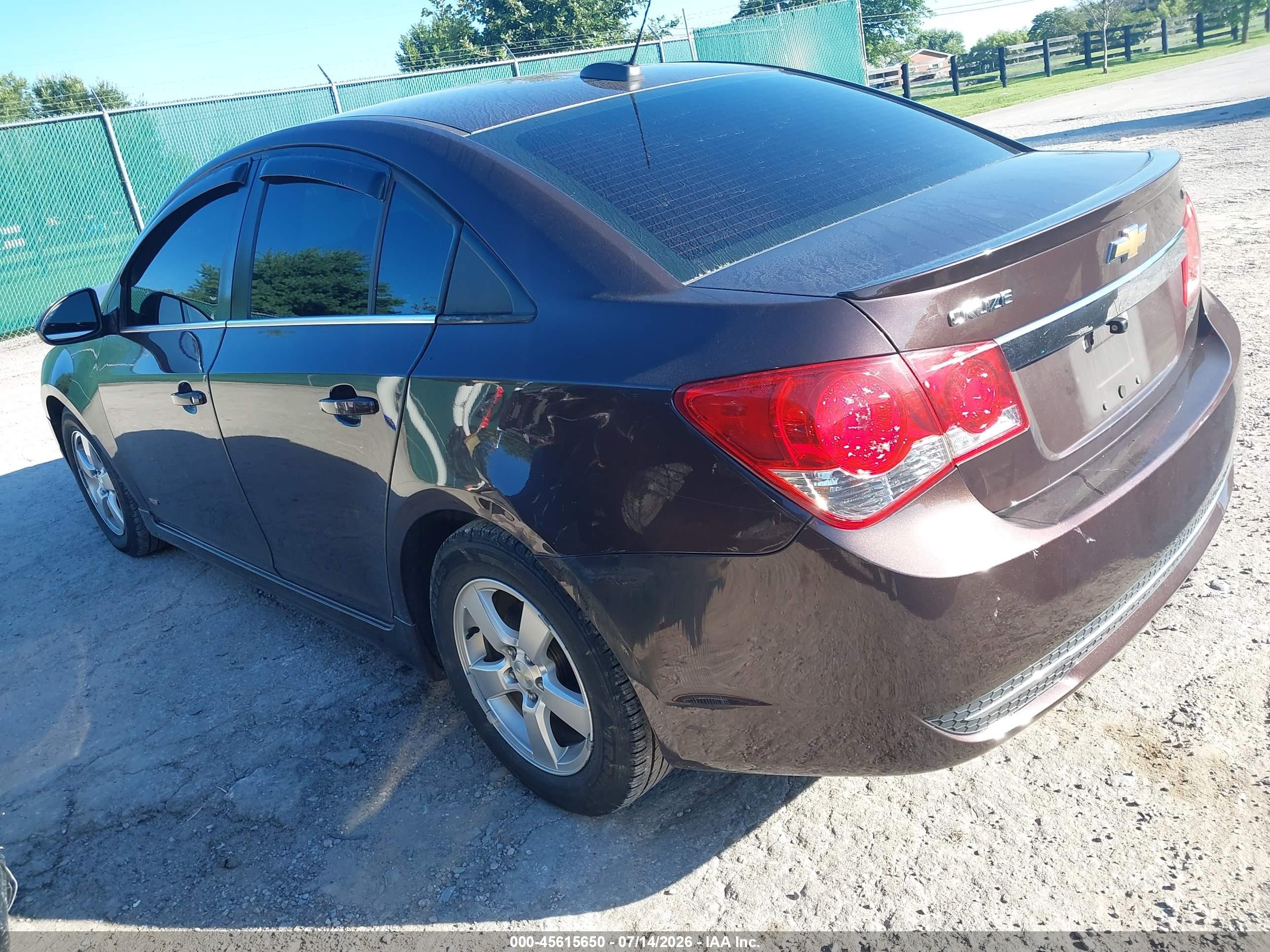 2015 Chevrolet Cruze 1lt Auto Brown vin: 1G1PC5SB6F7116040