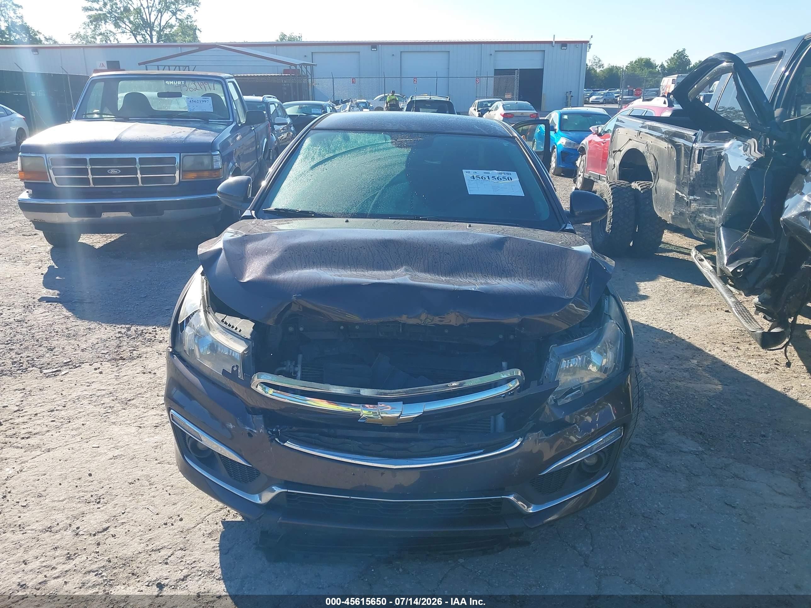 2015 Chevrolet Cruze 1lt Auto Brown vin: 1G1PC5SB6F7116040