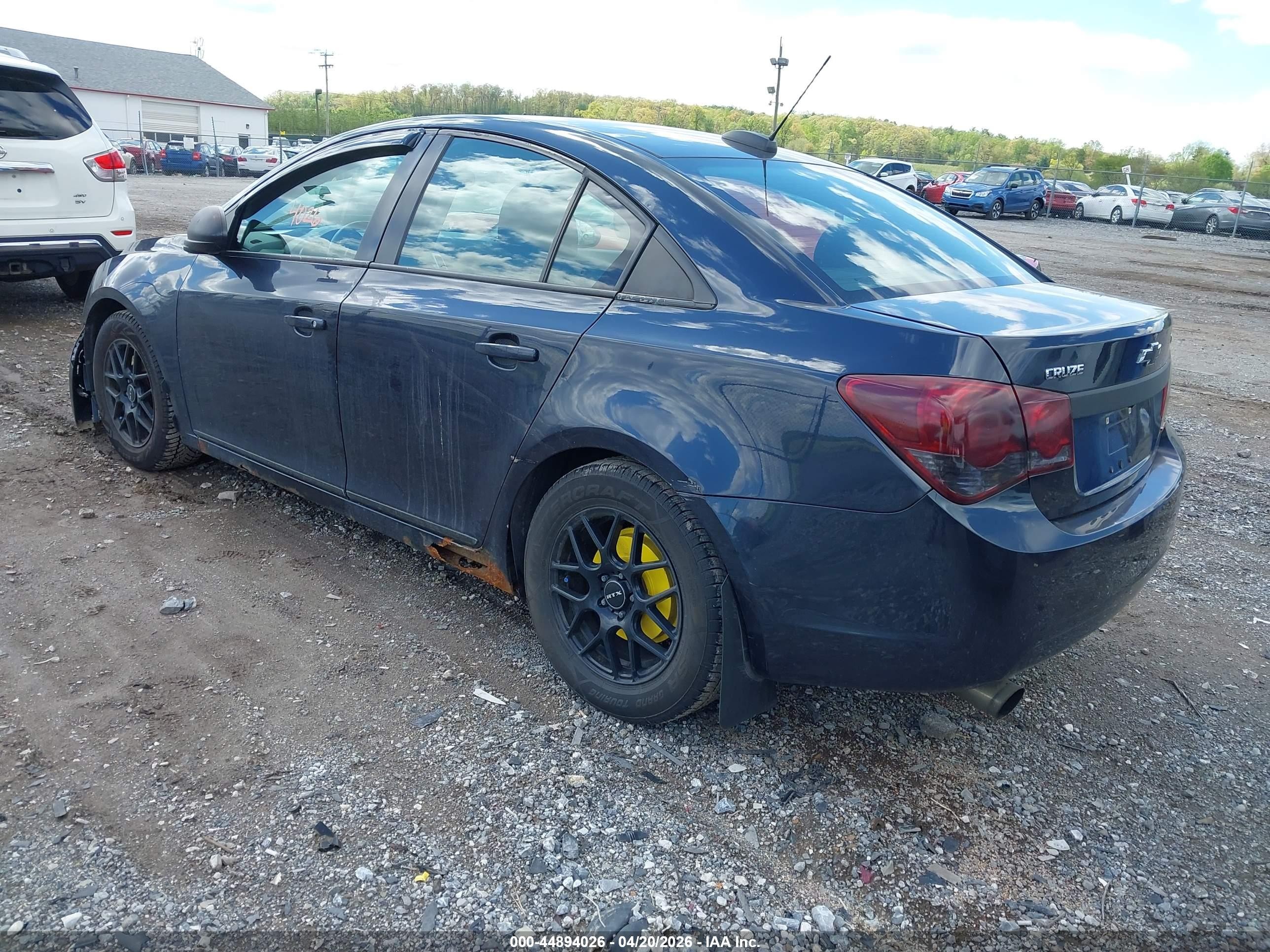 2015 Chevrolet Cruze 1lt Auto Dark Blue vin: 1G1PC5SB6F7142847