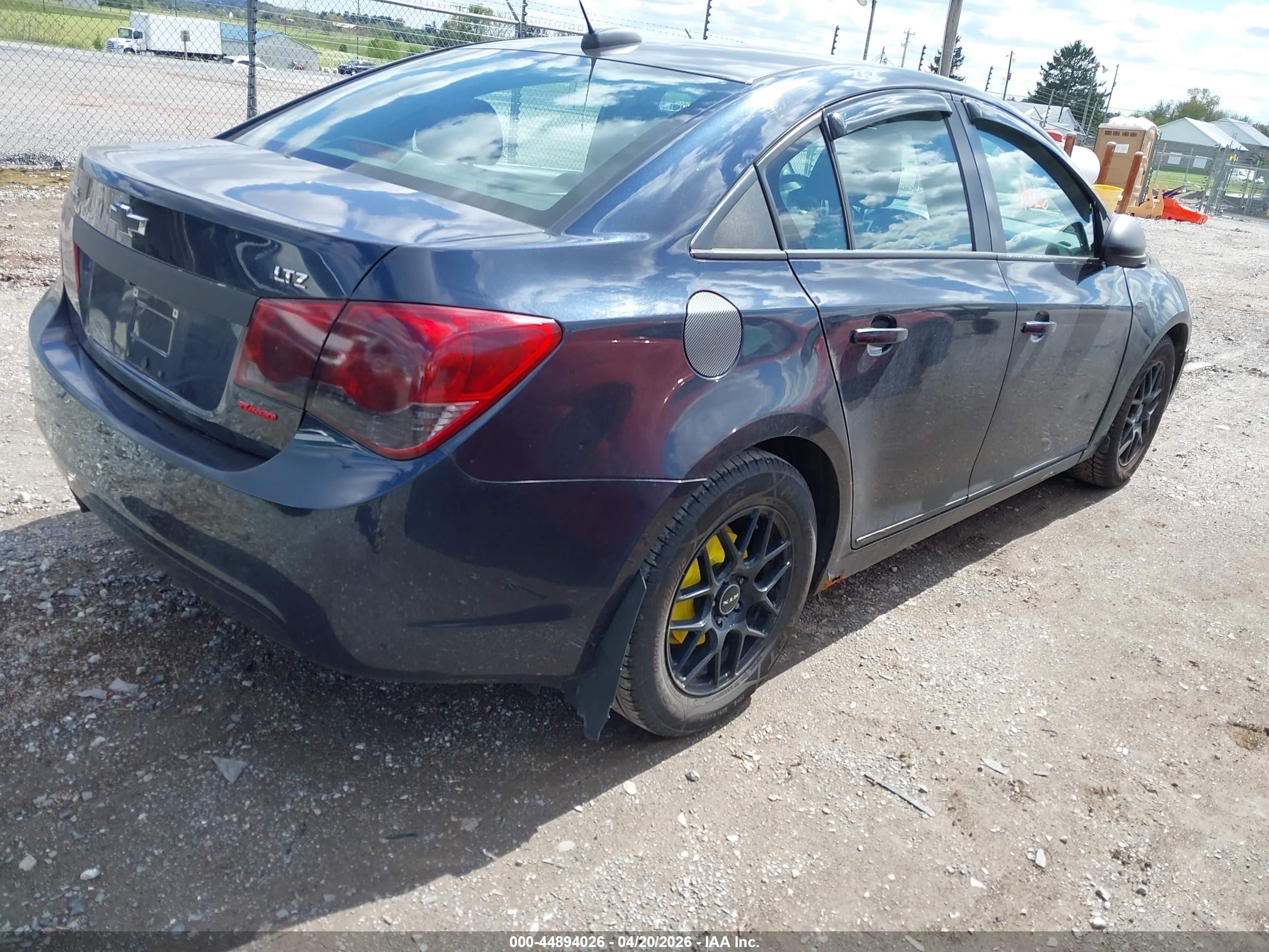 2015 Chevrolet Cruze 1lt Auto Dark Blue vin: 1G1PC5SB6F7142847
