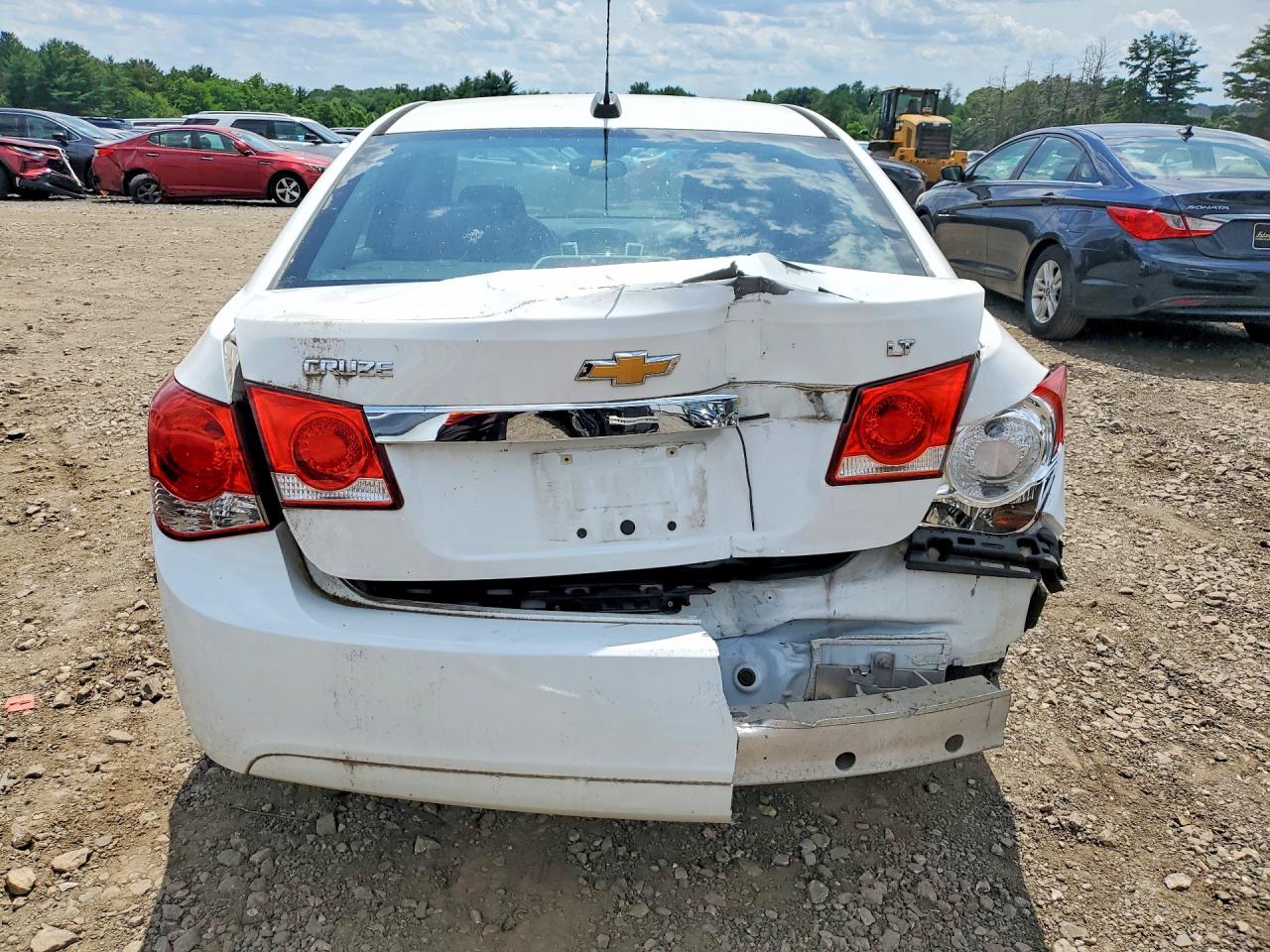 2015 Chevrolet Cruze Lt White vin: 1G1PC5SB6F7144226