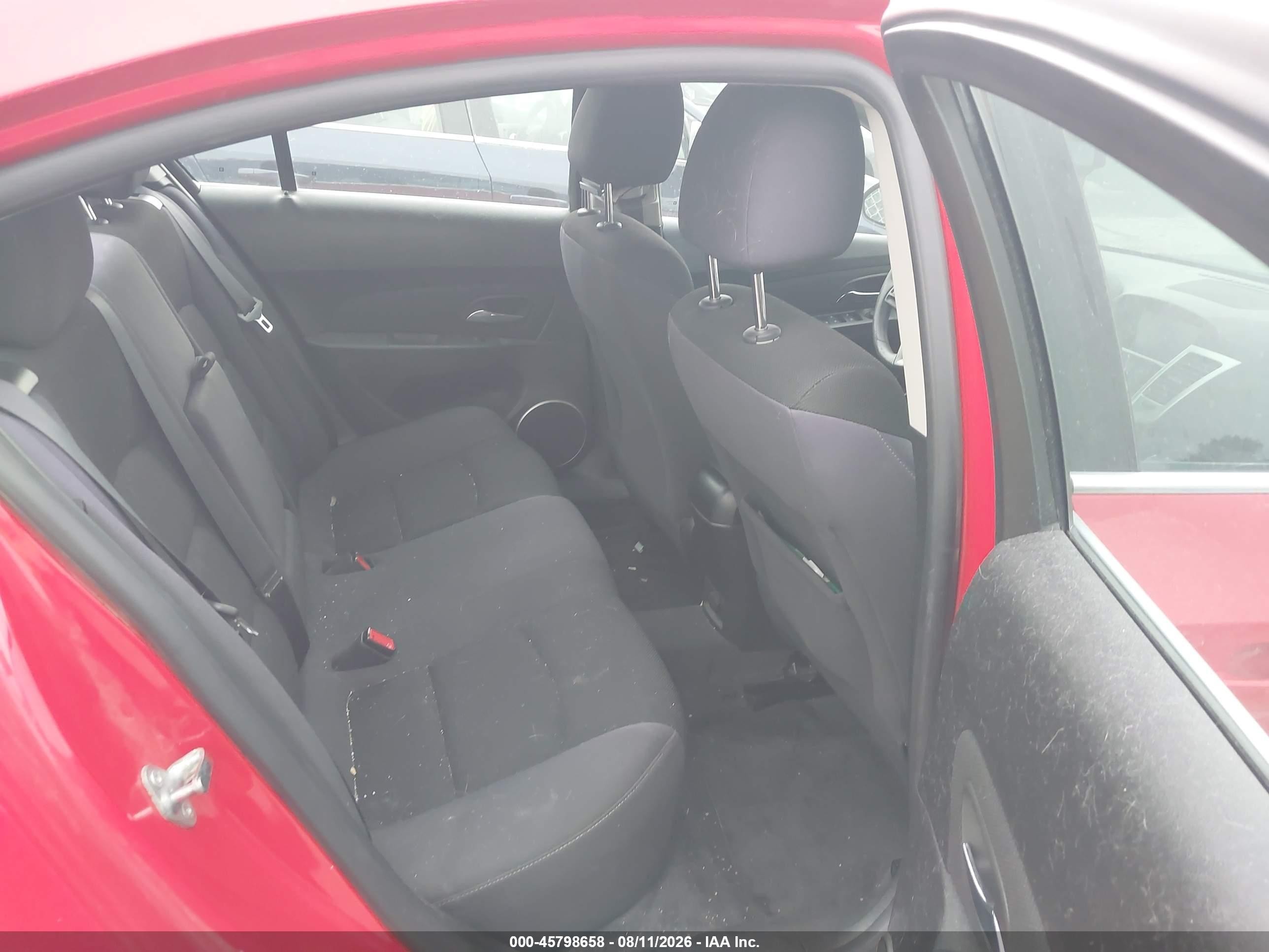 2015 Chevrolet Cruze 1lt Auto Red vin: 1G1PC5SB6F7177761