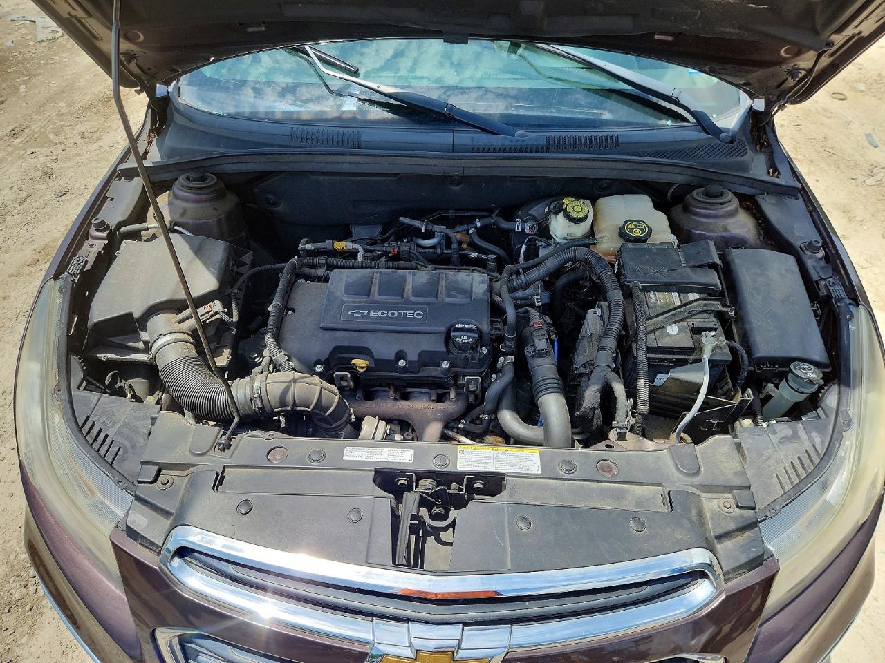 2015 Chevrolet Cruze Lt Brown vin: 1G1PC5SB6F7187206