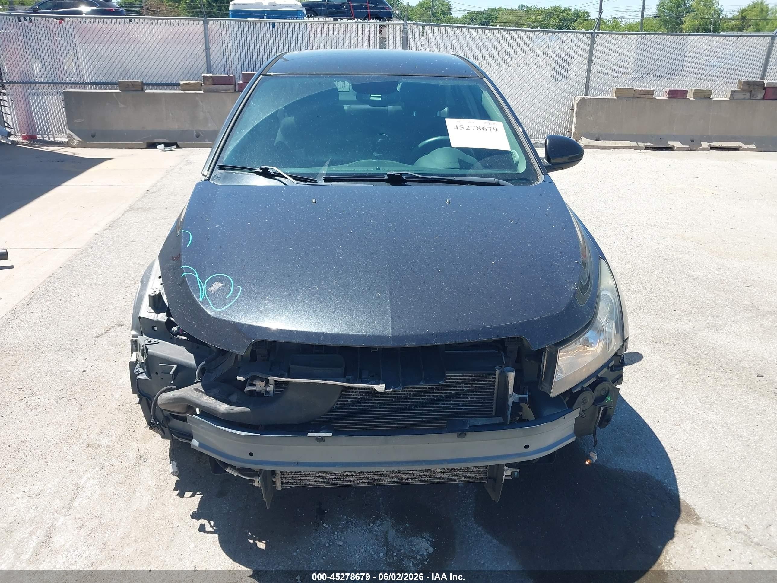 2015 Chevrolet Cruze 1lt Auto Black vin: 1G1PC5SB6F7192504